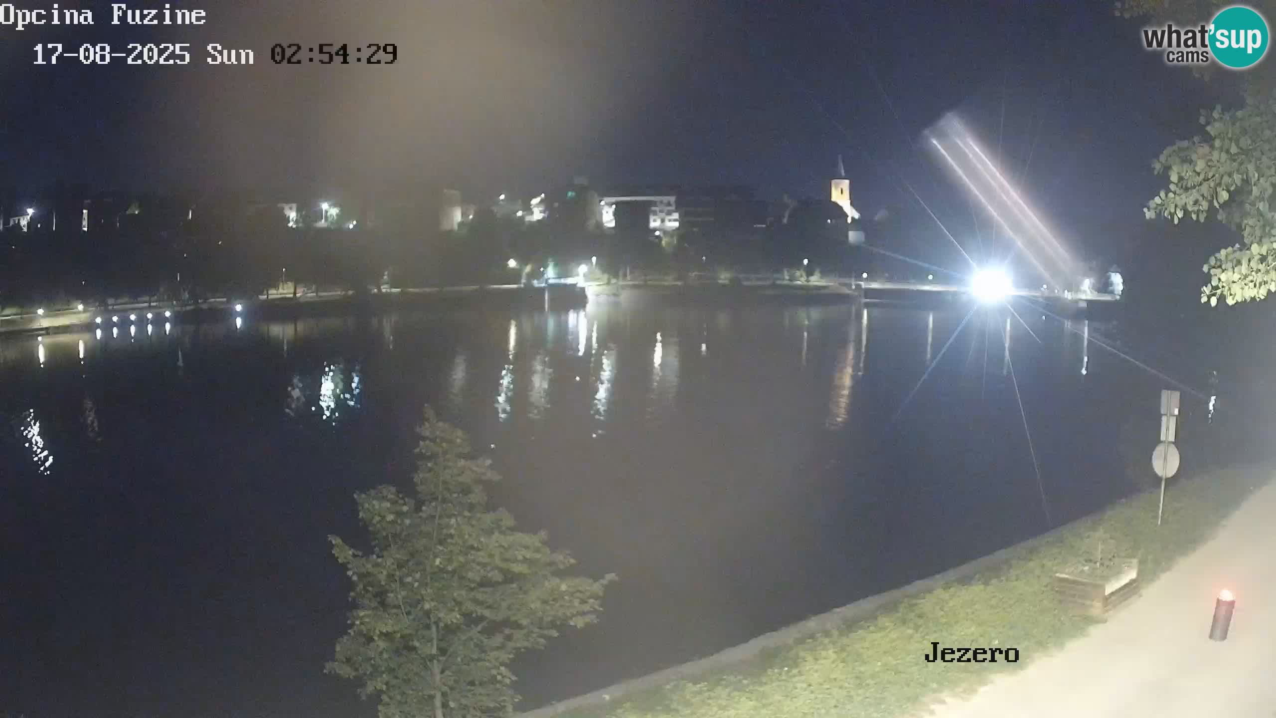 Bajersko Jezero web kamera Fužine