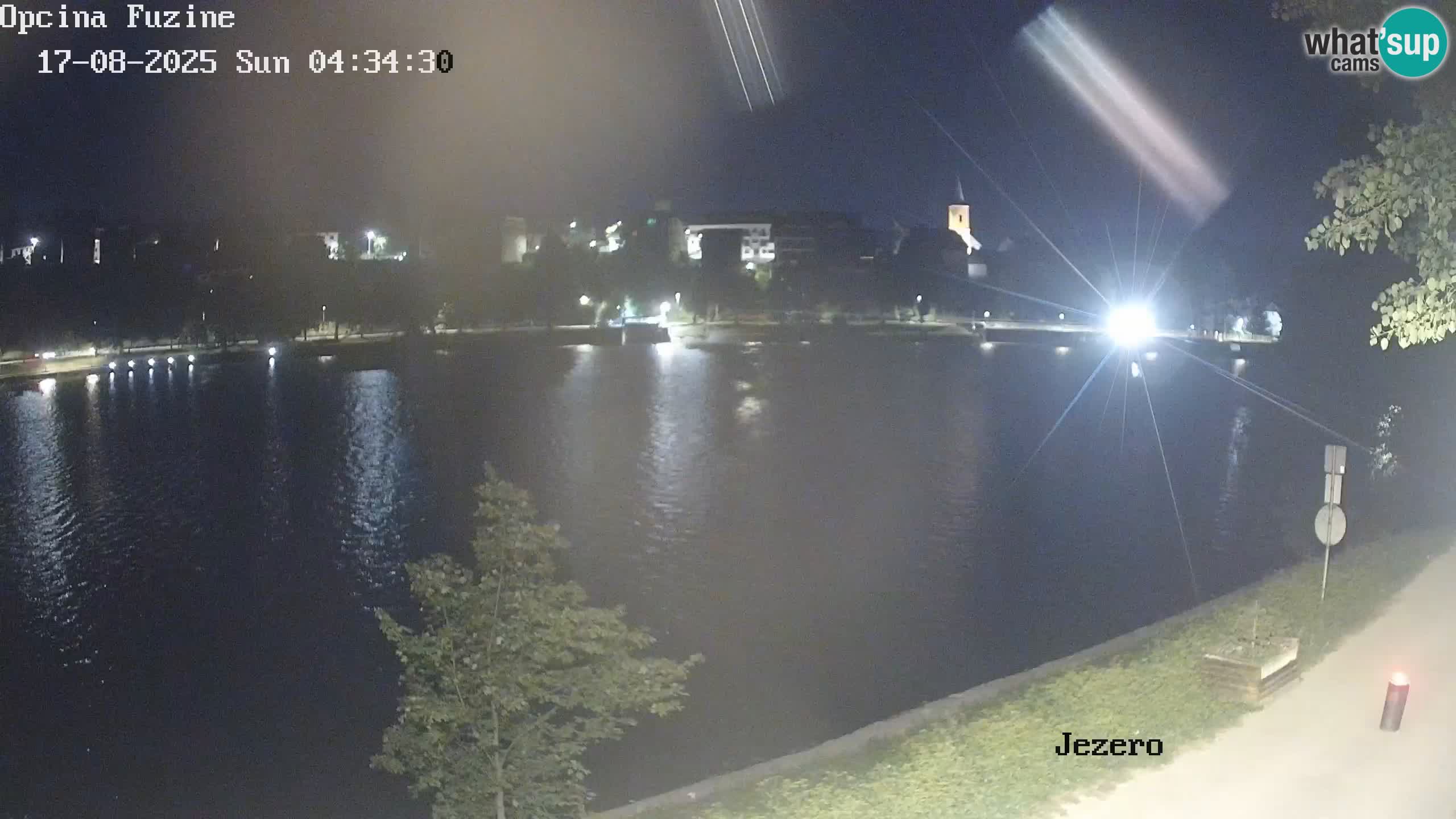 Bajersko Jezero web kamera Fužine