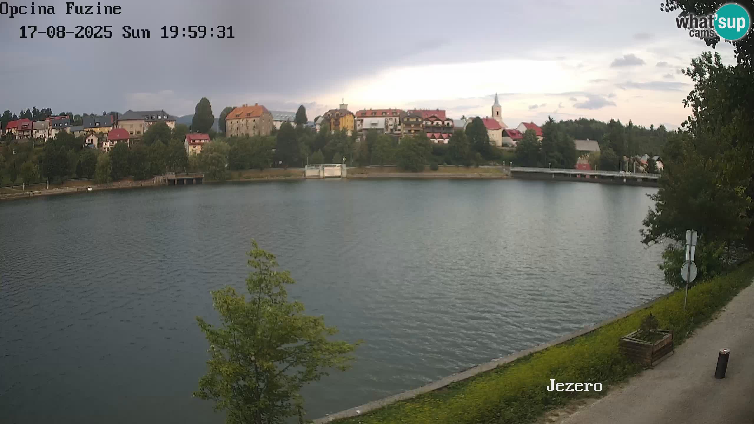 Bajersko Jezero web kamera Fužine
