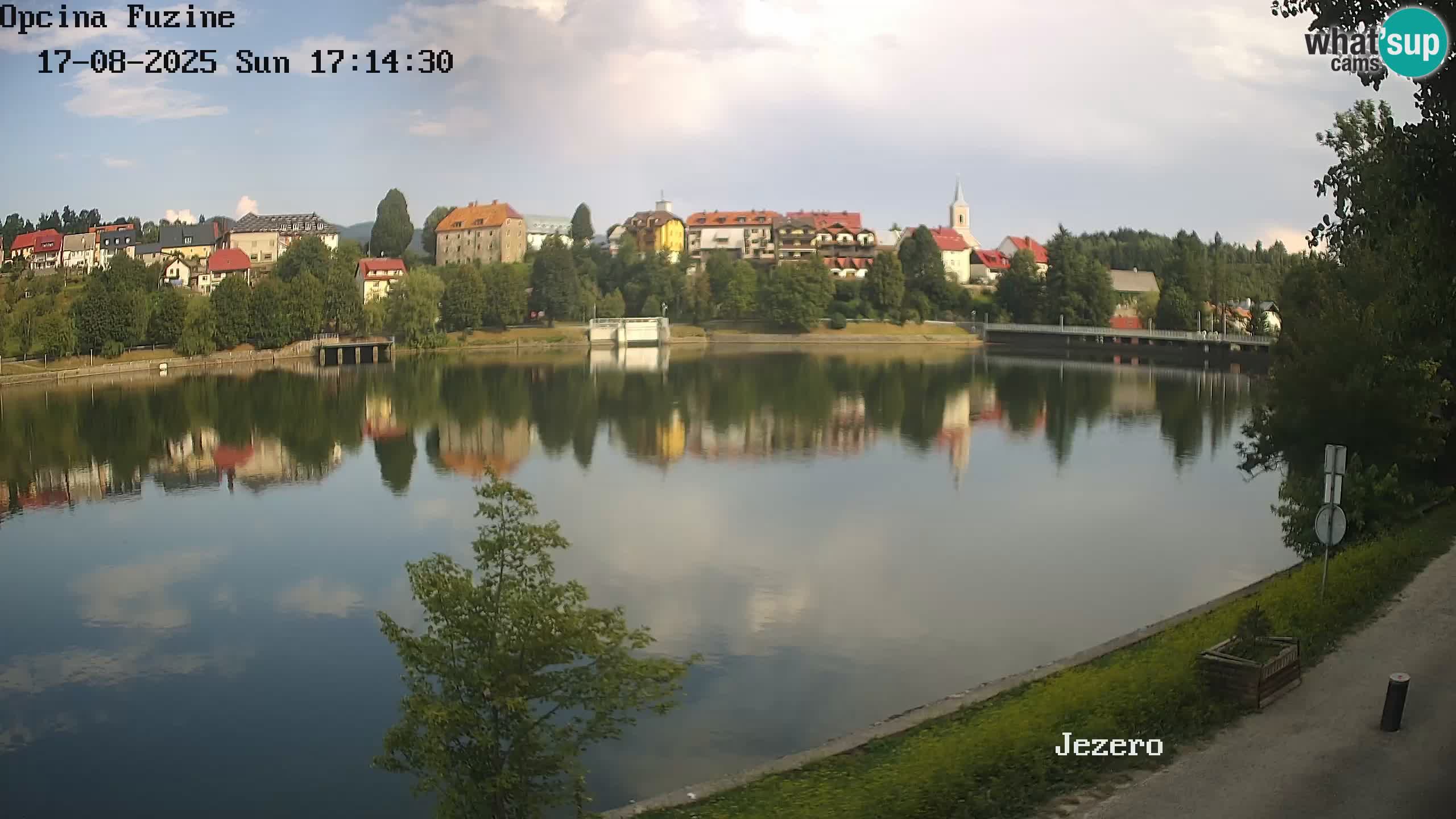 Bajersko Jezero web kamera Fužine