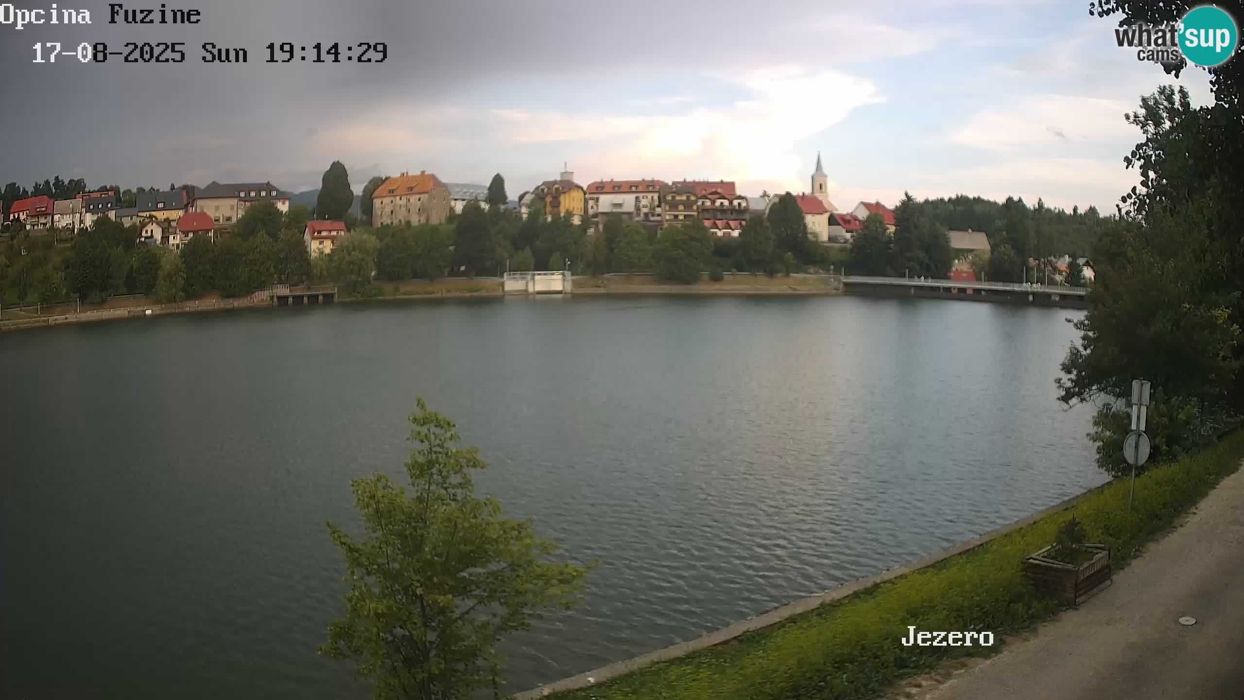 Bajersko Jezero web kamera Fužine