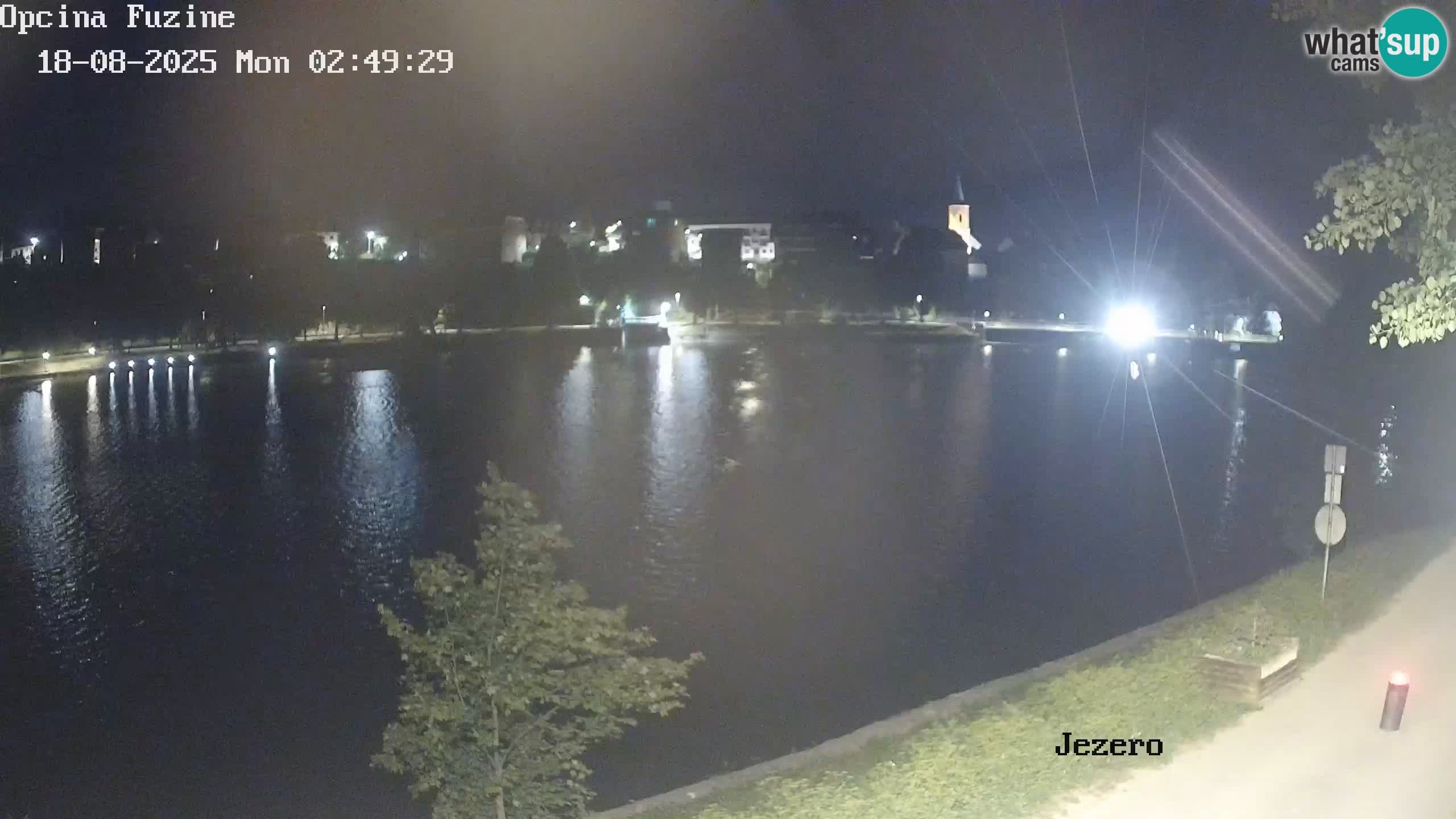 LIVE Lake Bajer livecam Bajersko Jezero Fužine