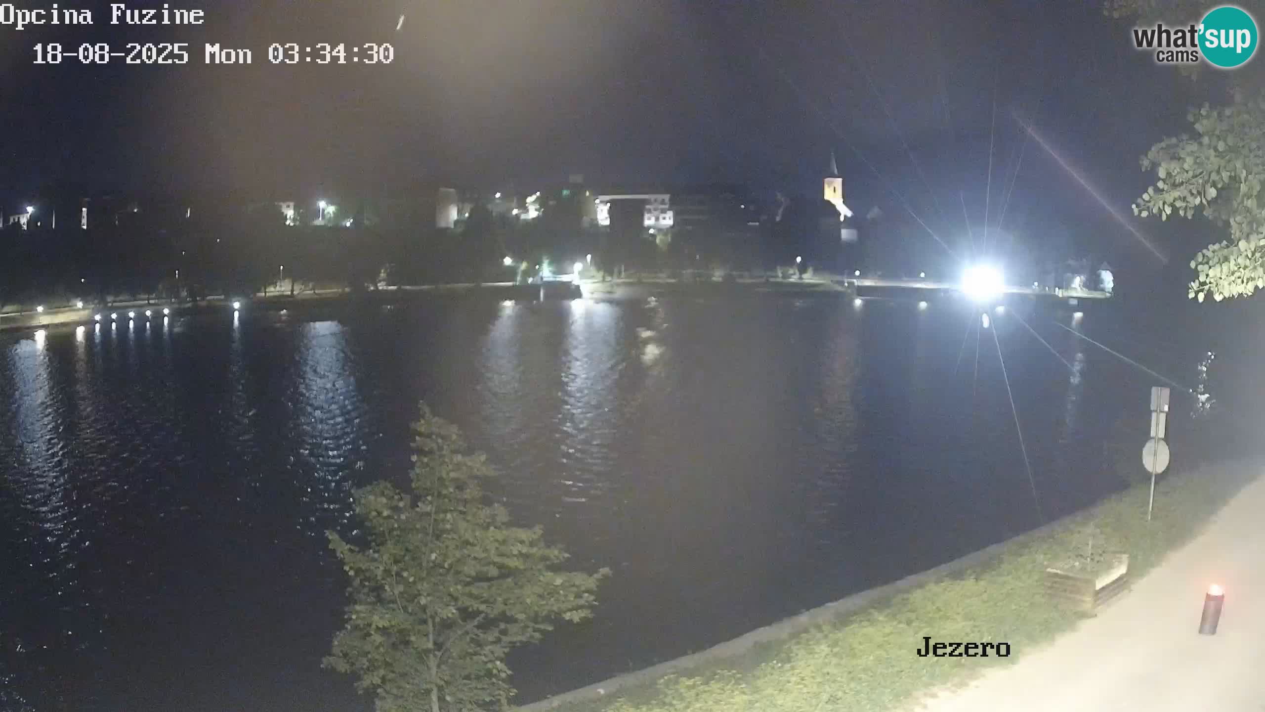 Bajersko Jezero web kamera Fužine