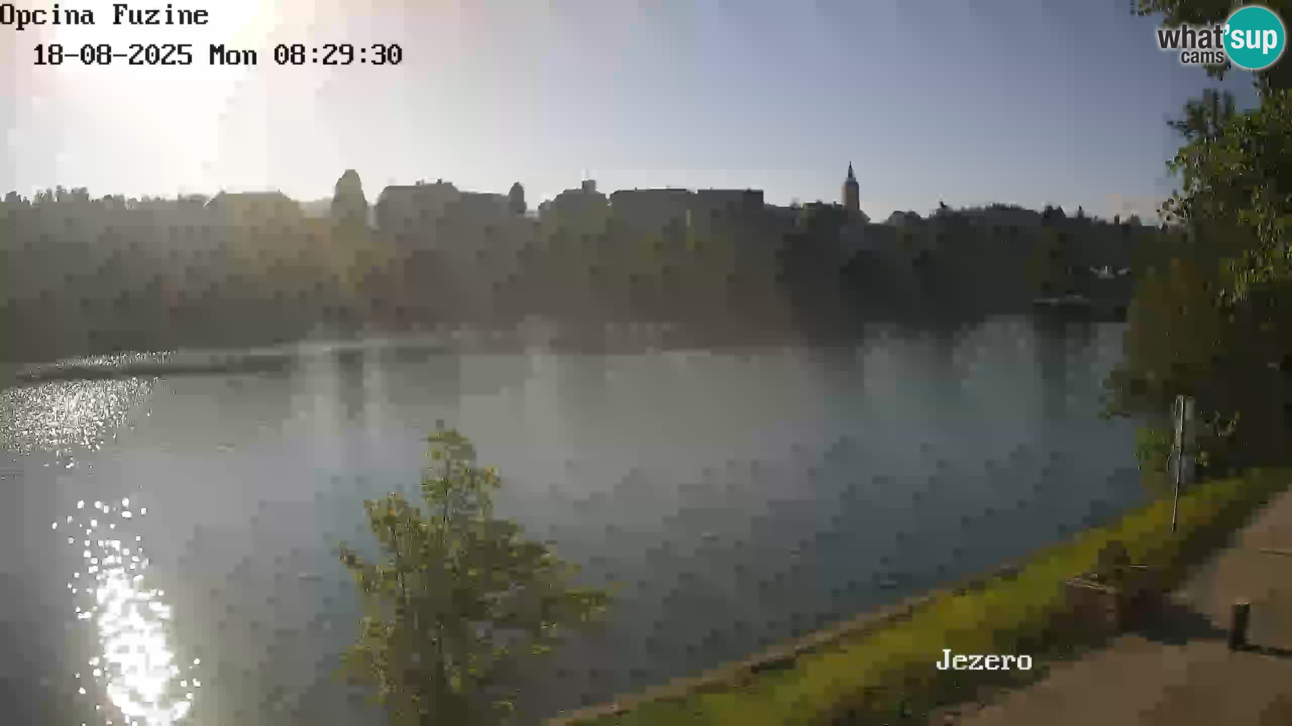 Kamera v živo Bajersko Jezero Fužine