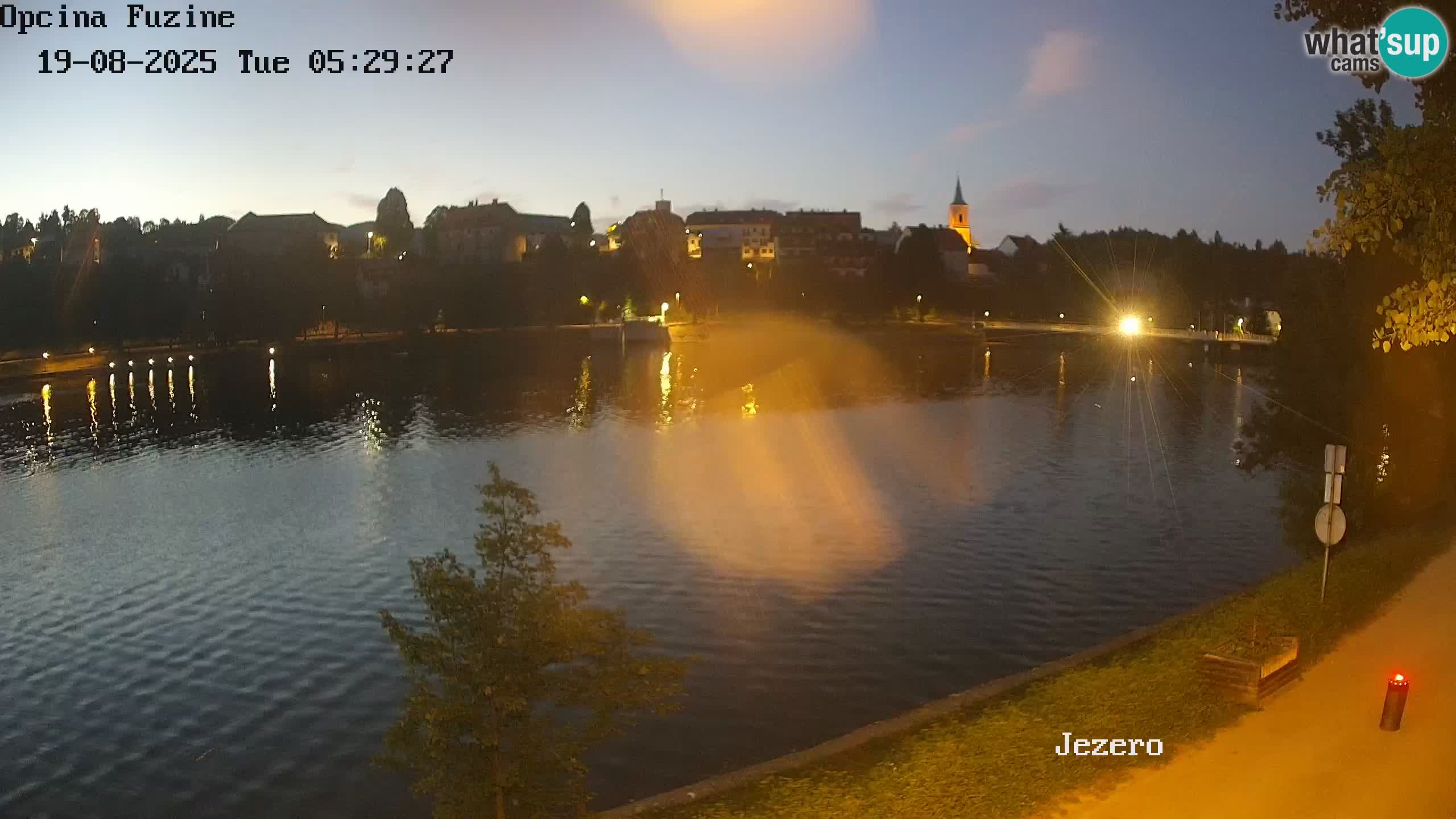 Kamera v živo Bajersko Jezero Fužine