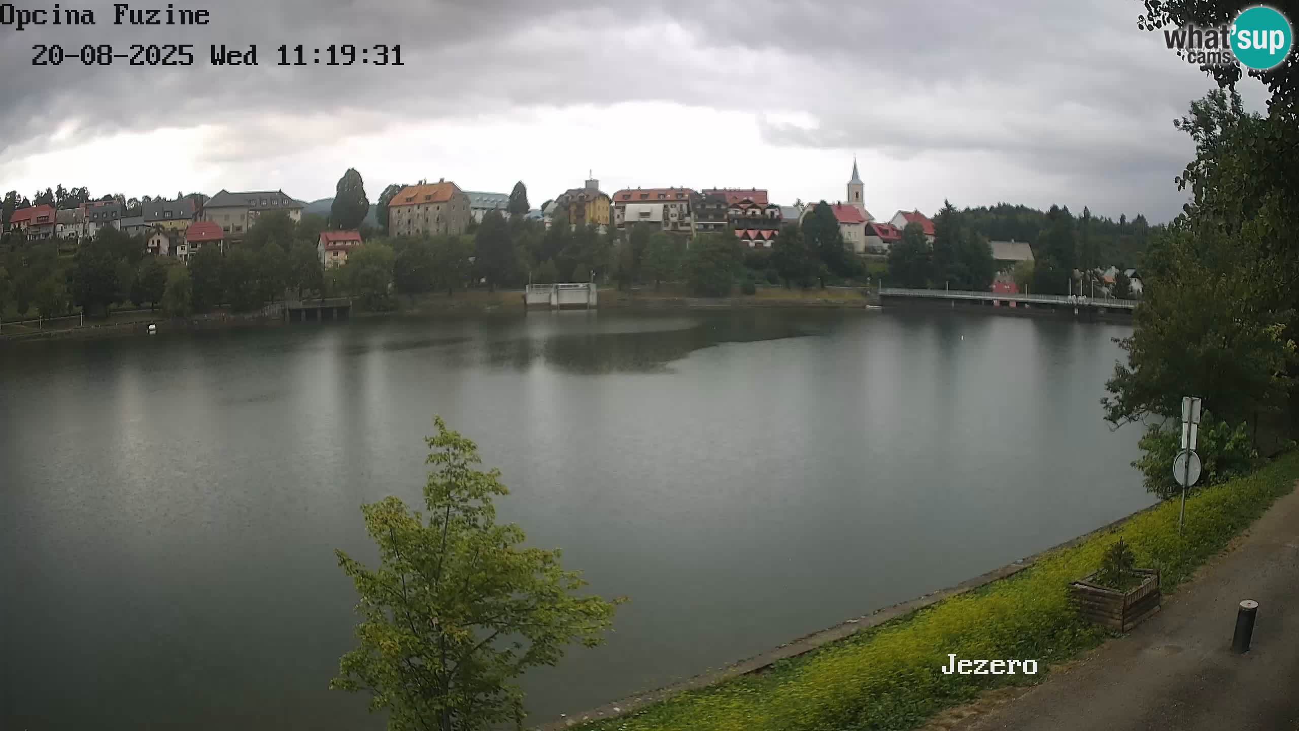 Bajersko Jezero web kamera Fužine