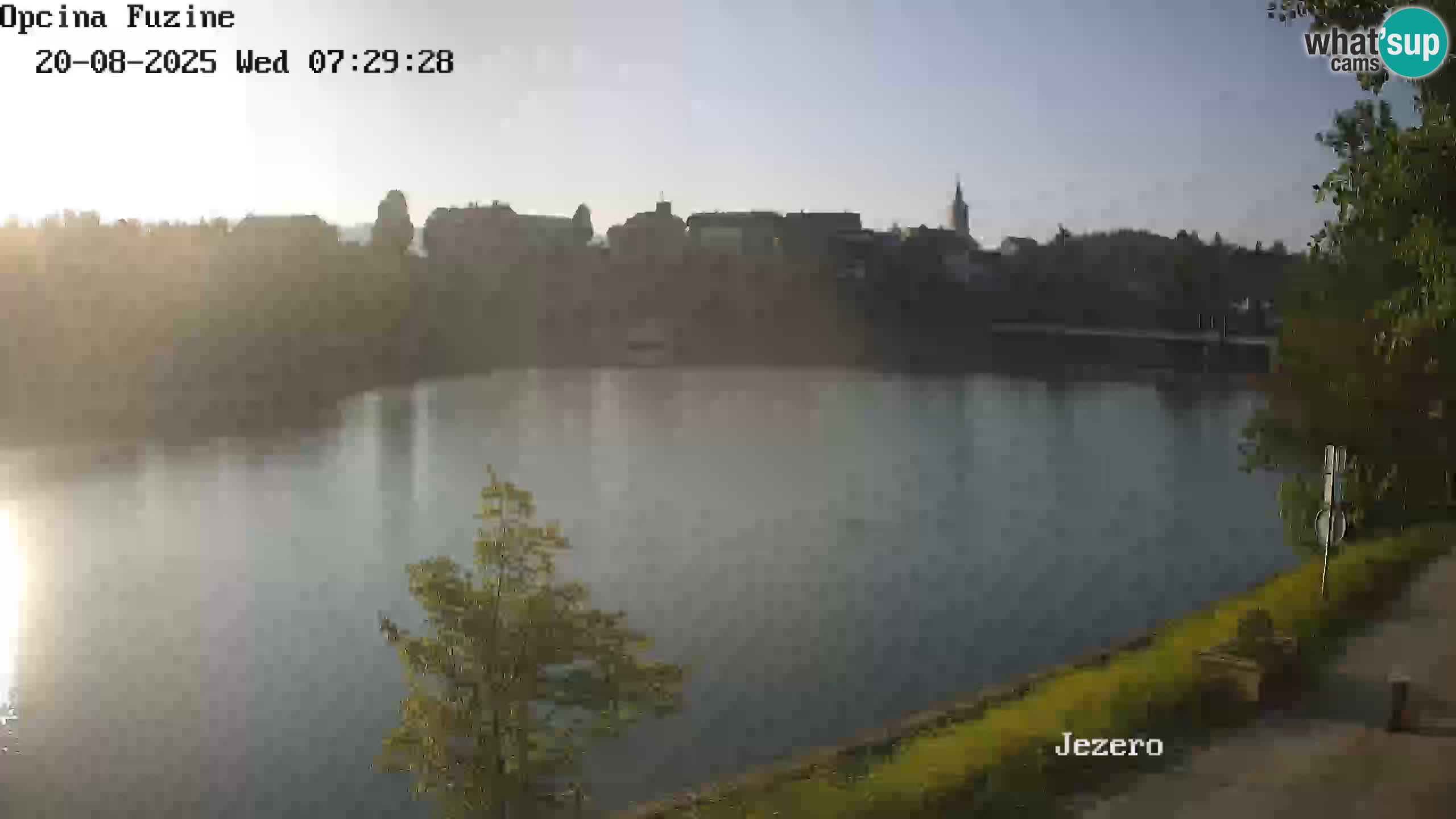 Kamera v živo Bajersko Jezero Fužine