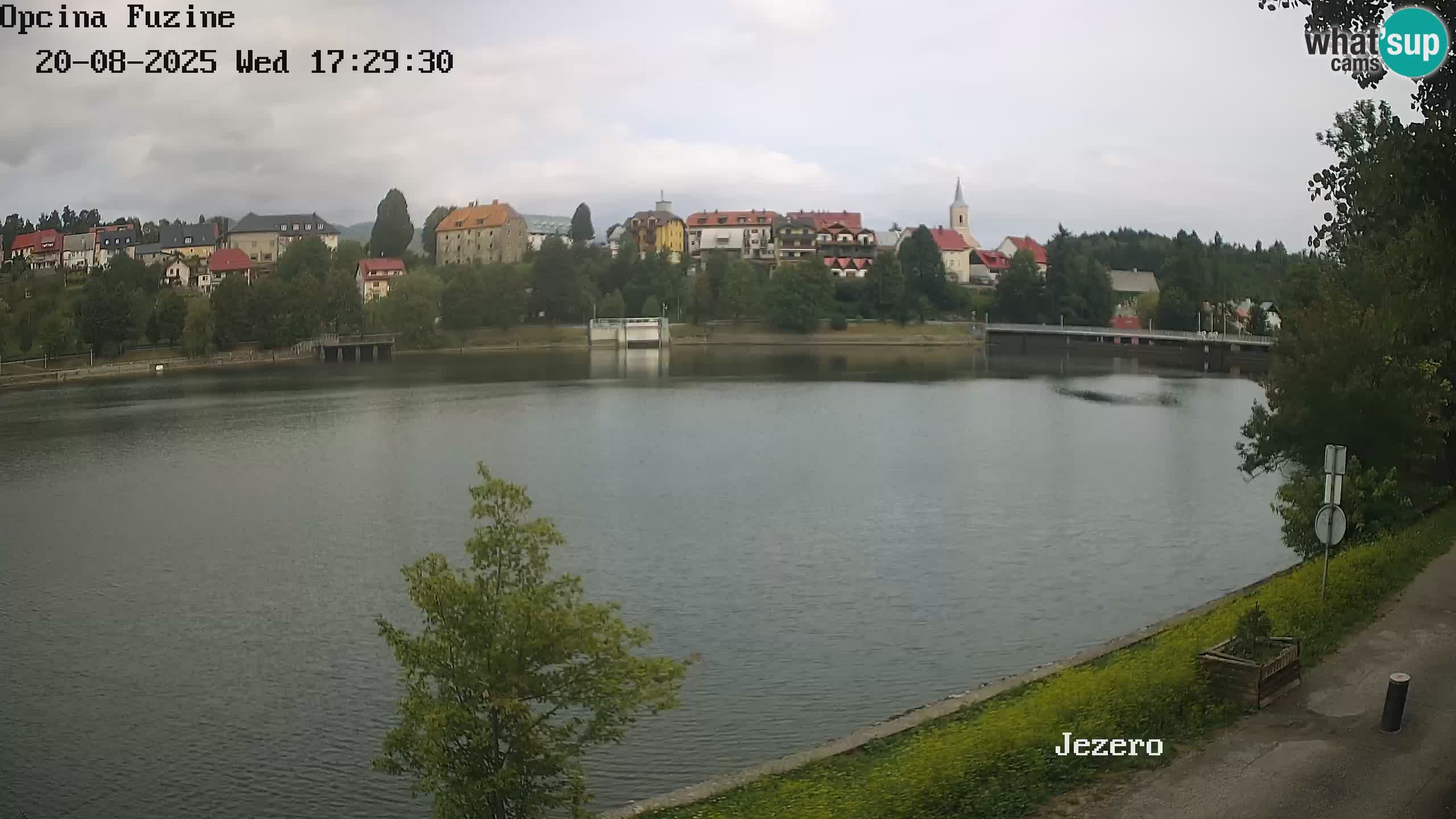 Bajersko Jezero web kamera Fužine