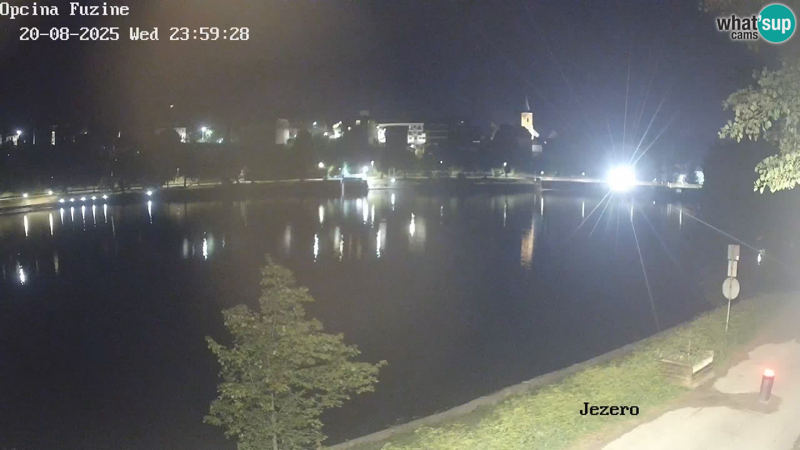 Bajersko Jezero web kamera Fužine