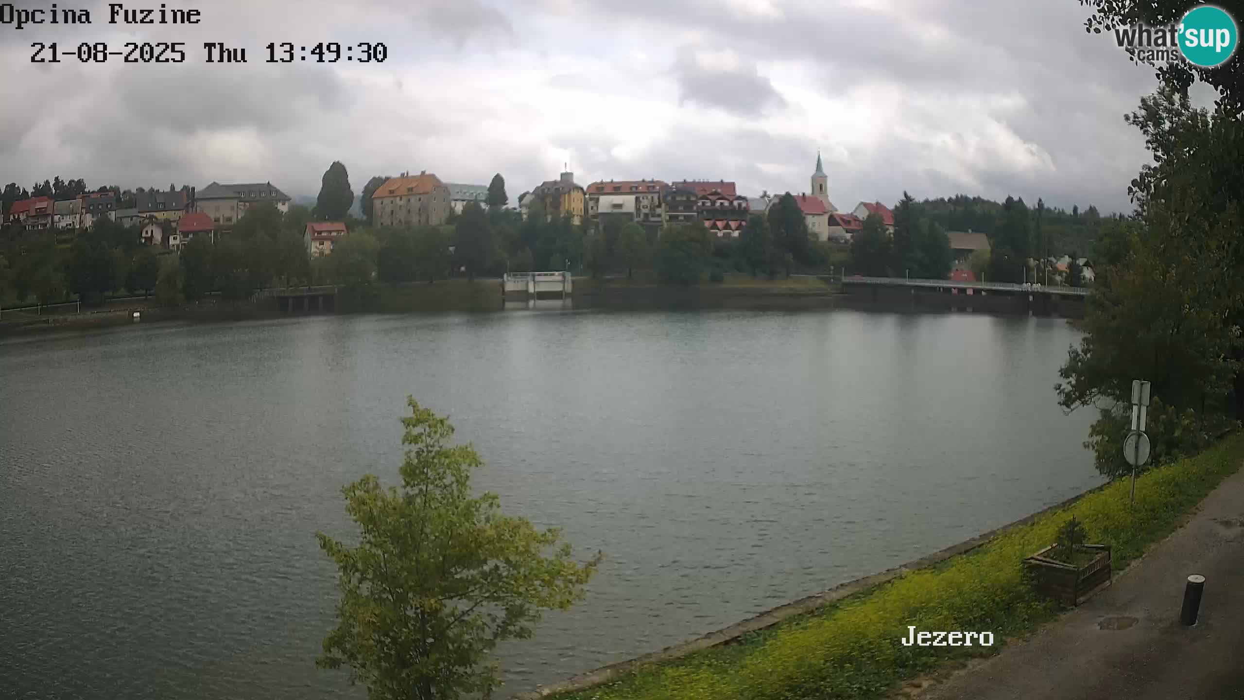 Bajersko Jezero web kamera Fužine