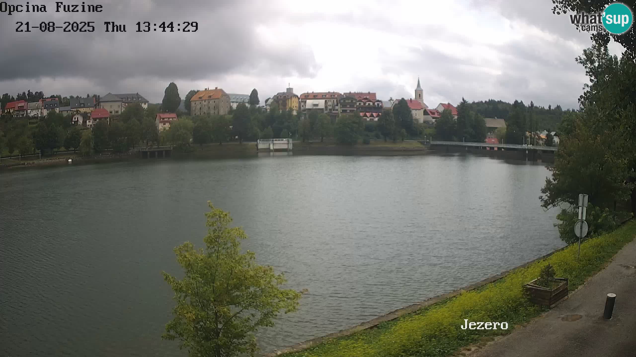 Bajersko Jezero web kamera Fužine