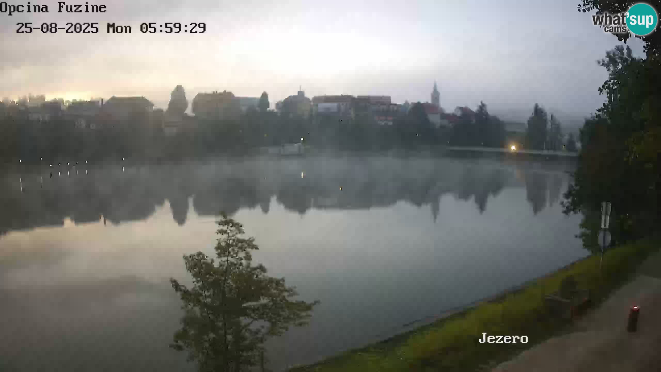 Kamera v živo Bajersko Jezero Fužine