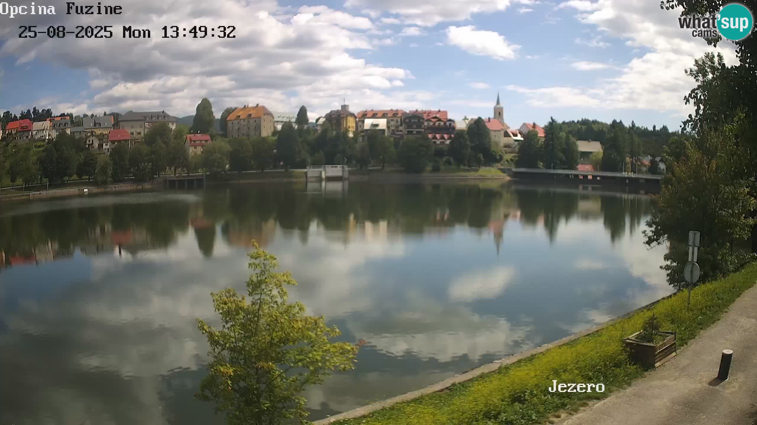 Bajersko Jezero web kamera Fužine