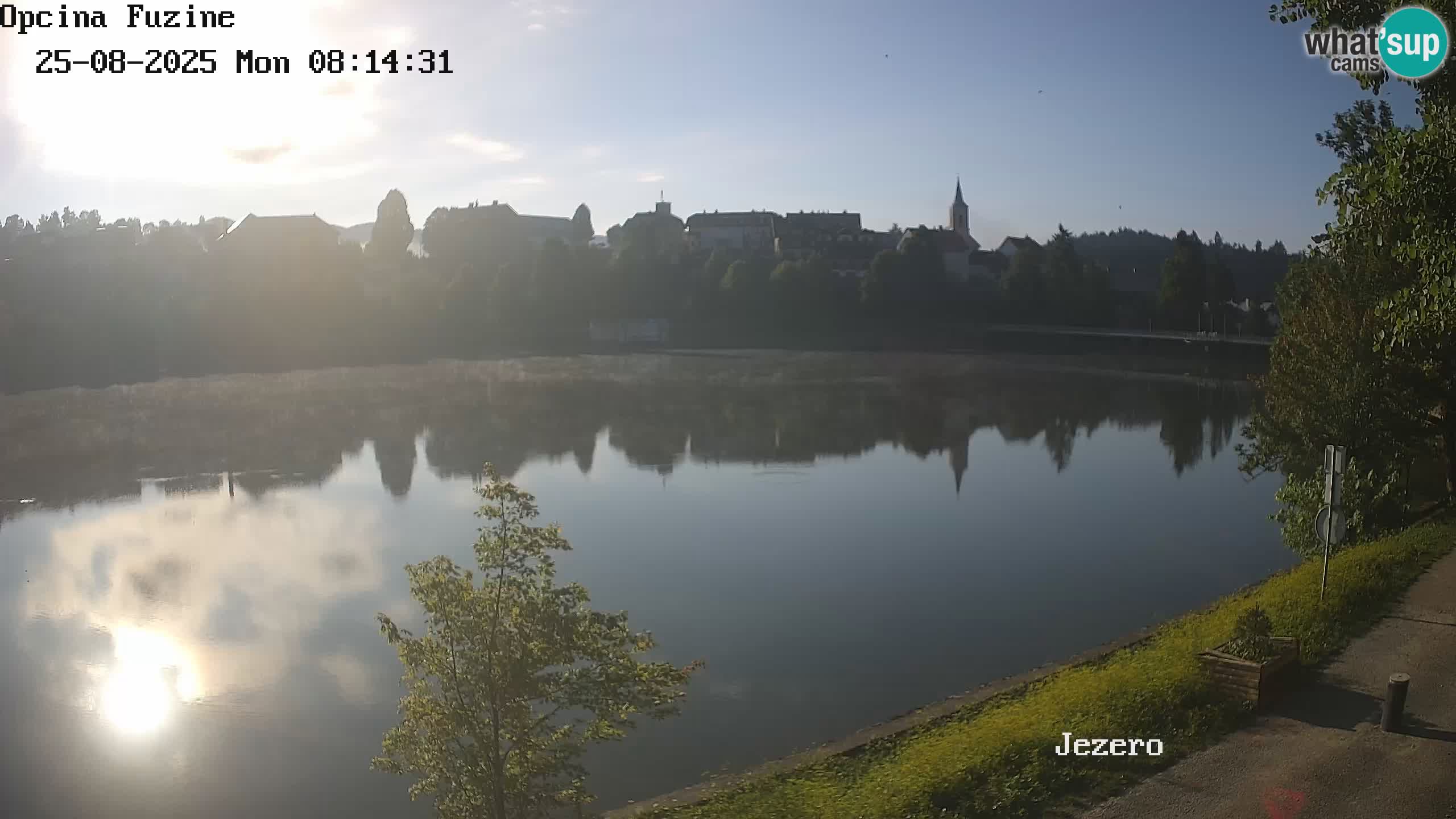 Bajersko Jezero web kamera Fužine