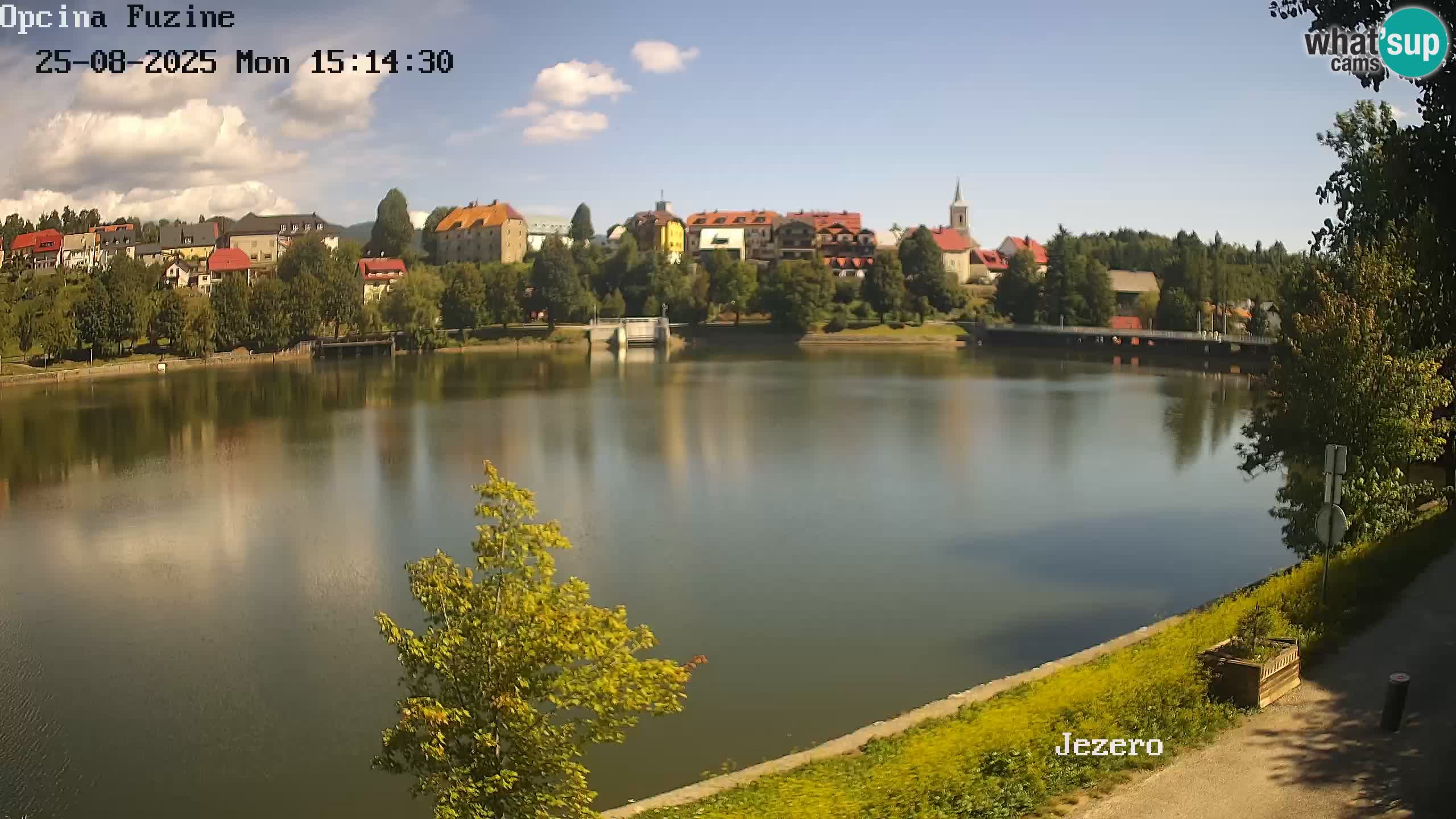 Bajersko Jezero web kamera Fužine