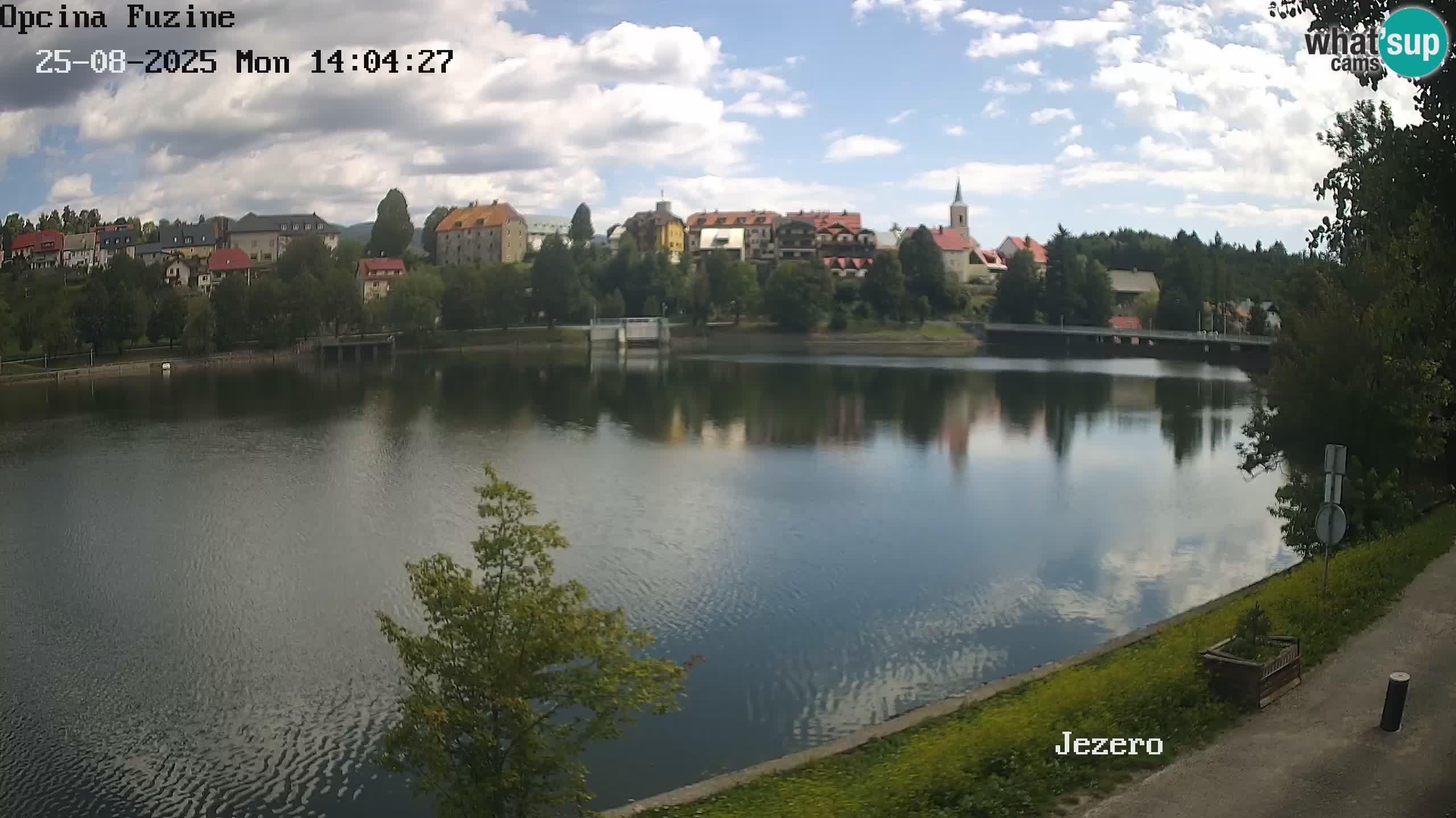 Bajersko Jezero web kamera Fužine