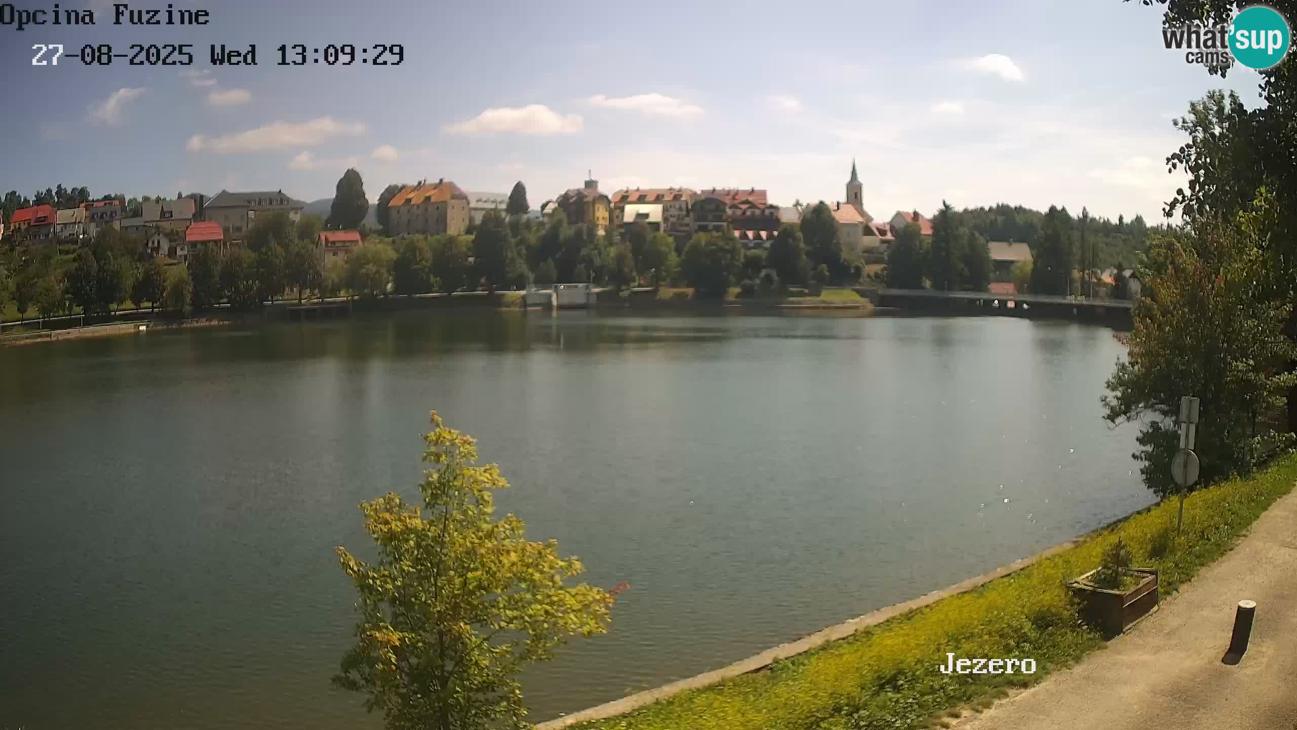 Bajersko Jezero web kamera Fužine