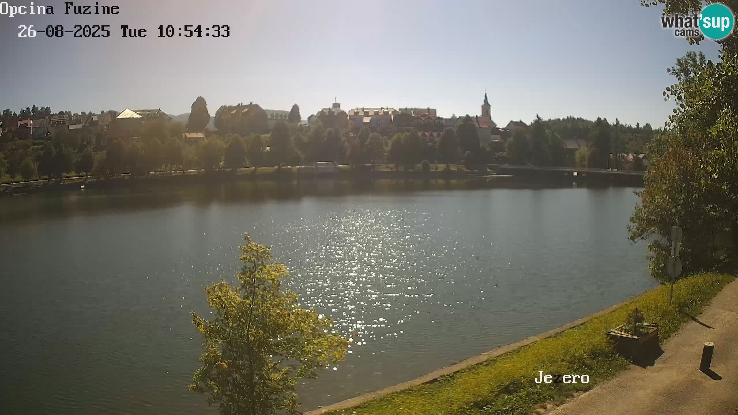 Bajersko Jezero web kamera Fužine