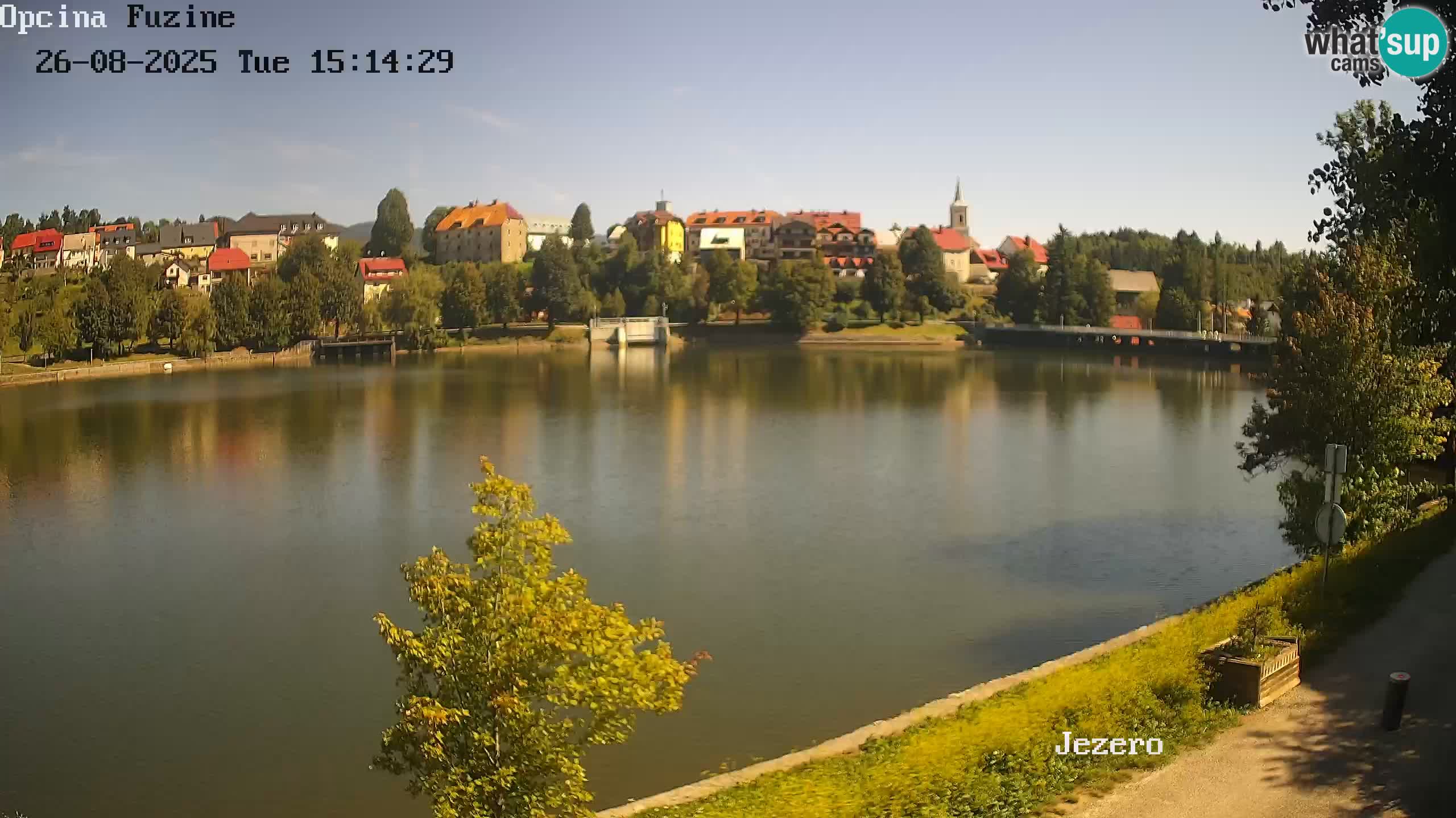 Kamera v živo Bajersko Jezero Fužine