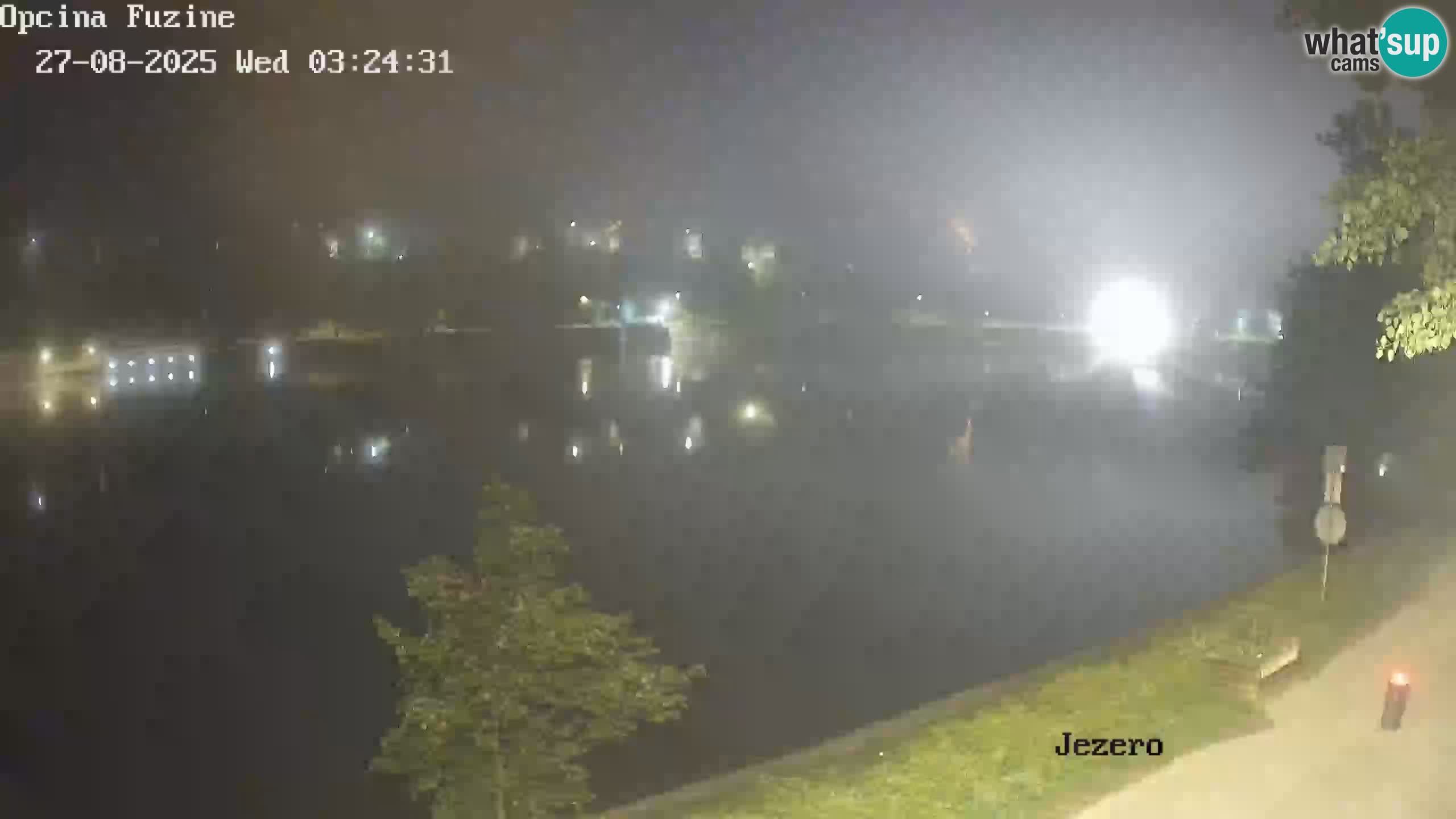 Bajersko Jezero web kamera Fužine