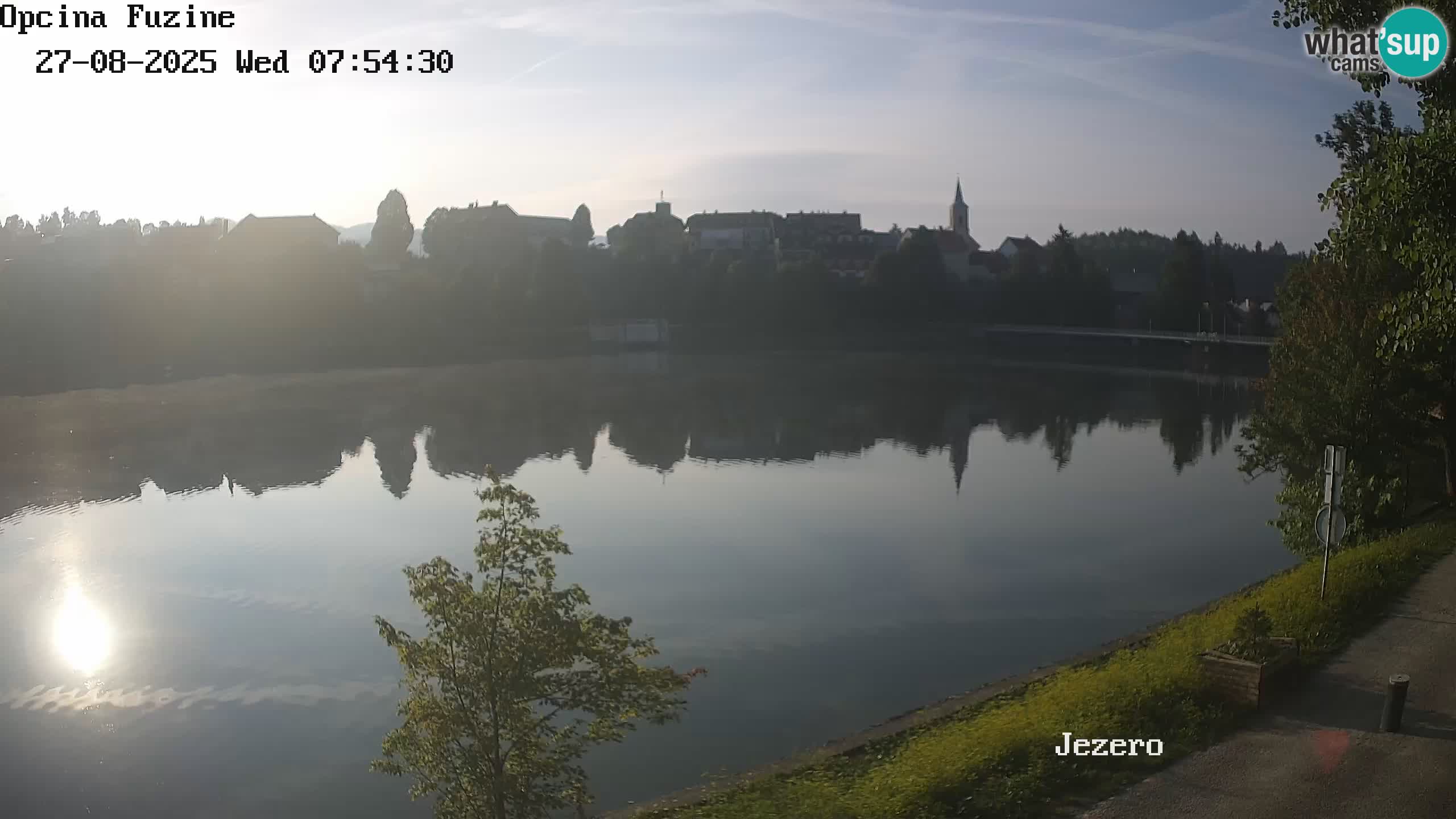 Bajersko Jezero web kamera Fužine