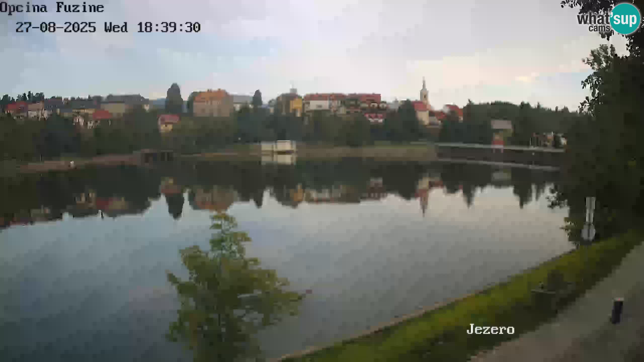 Bajersko Jezero web kamera Fužine