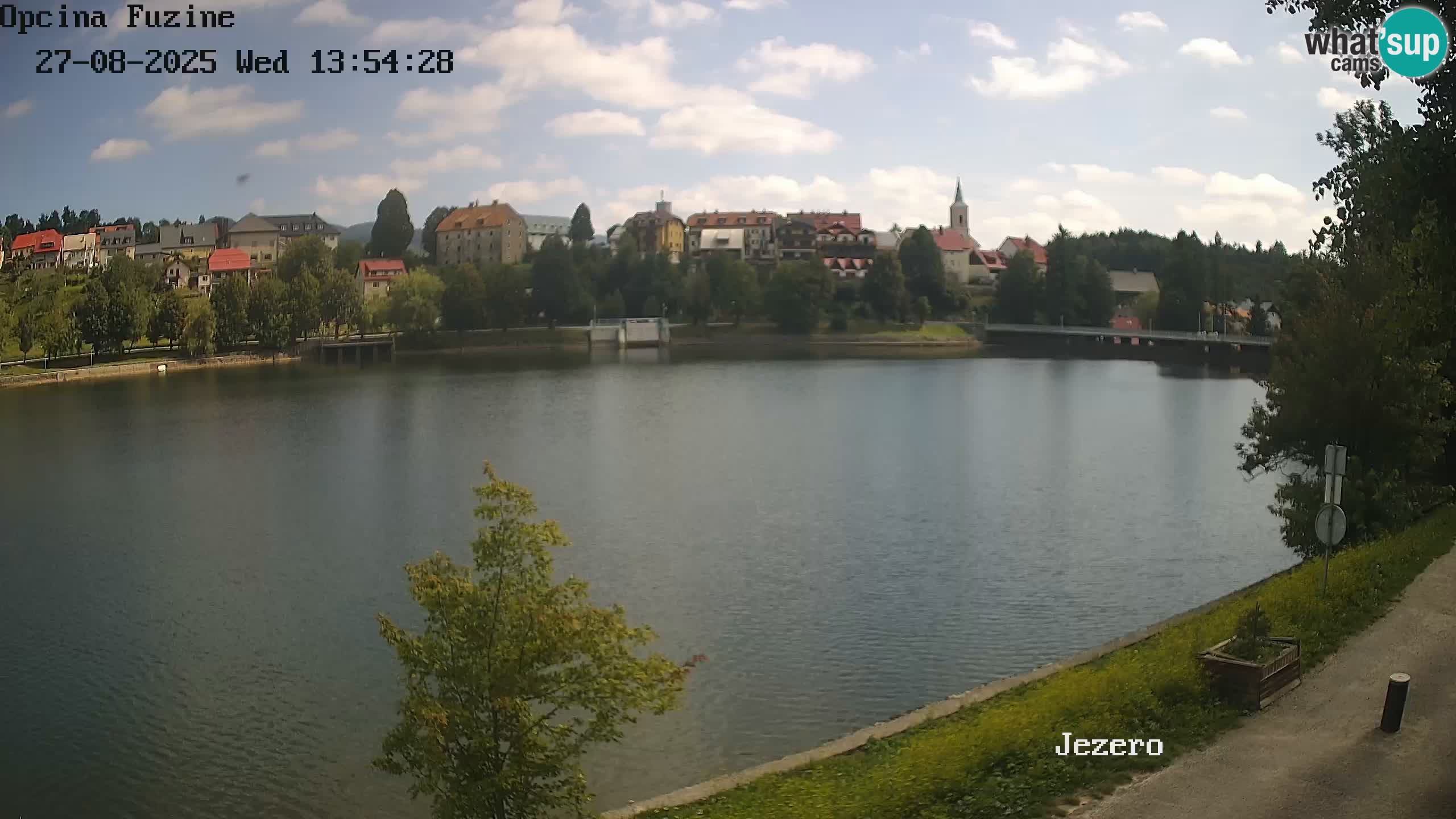 Bajersko Jezero web kamera Fužine