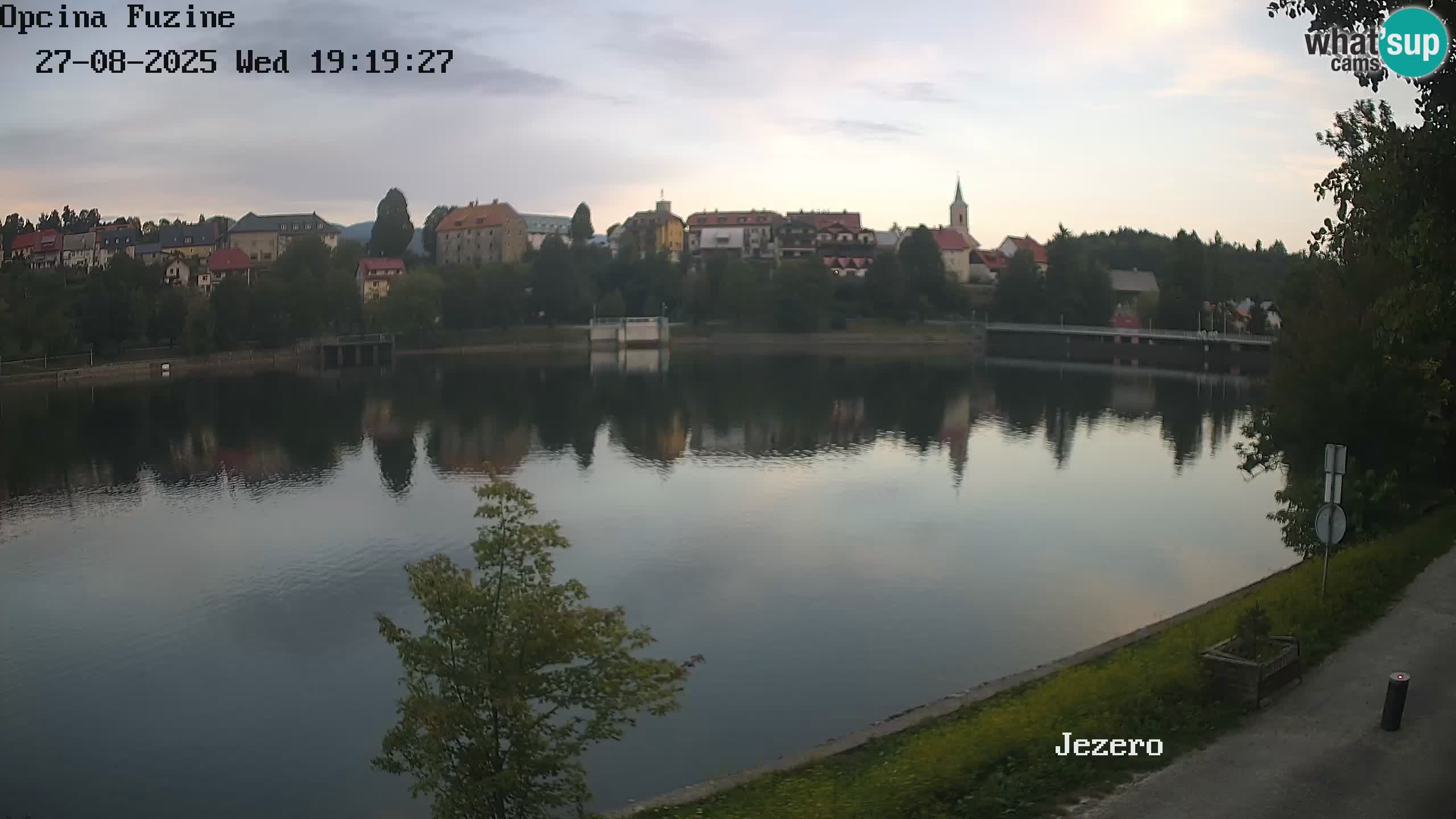Bajersko Jezero web kamera Fužine