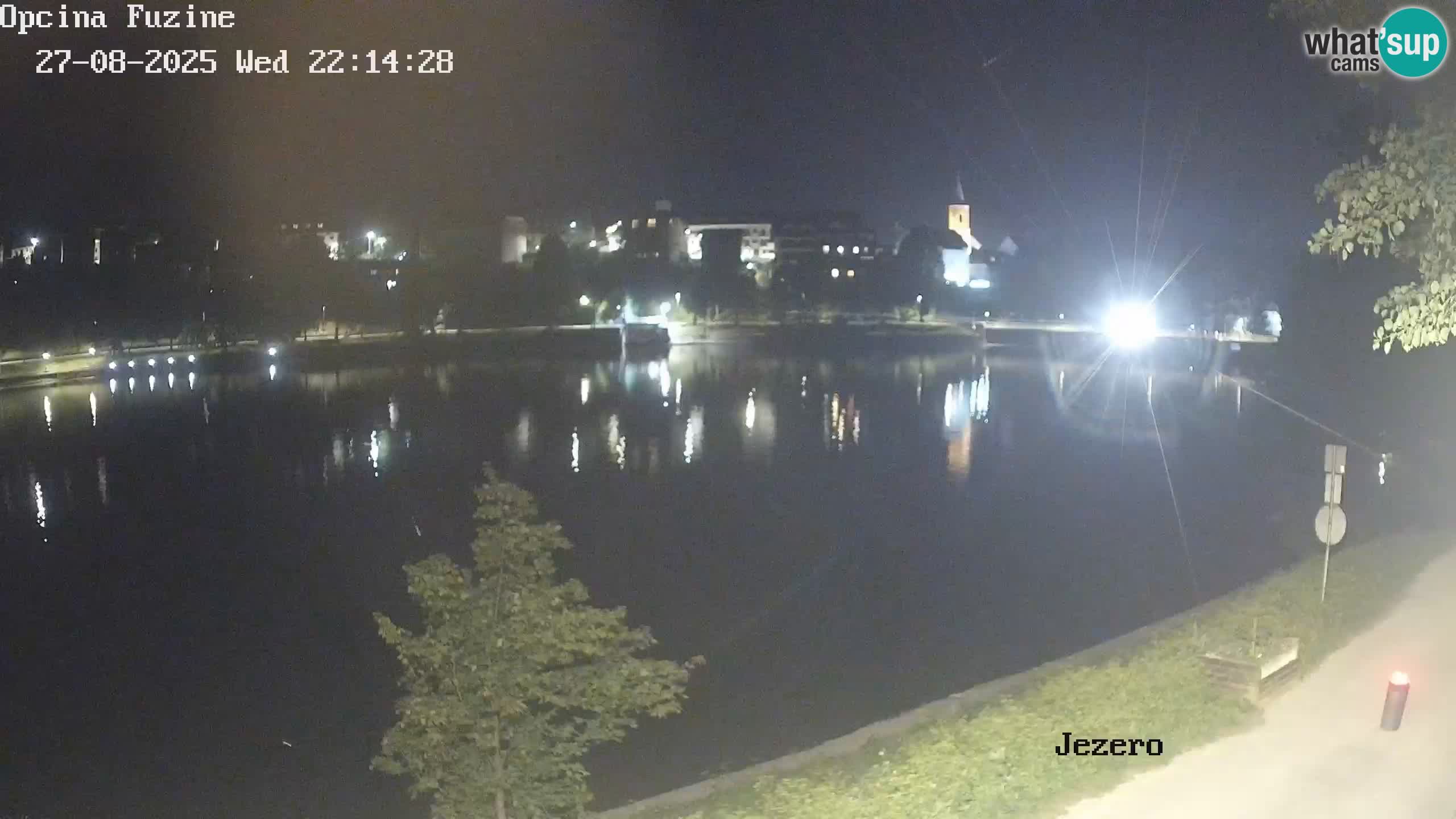 Bajersko Jezero web kamera Fužine
