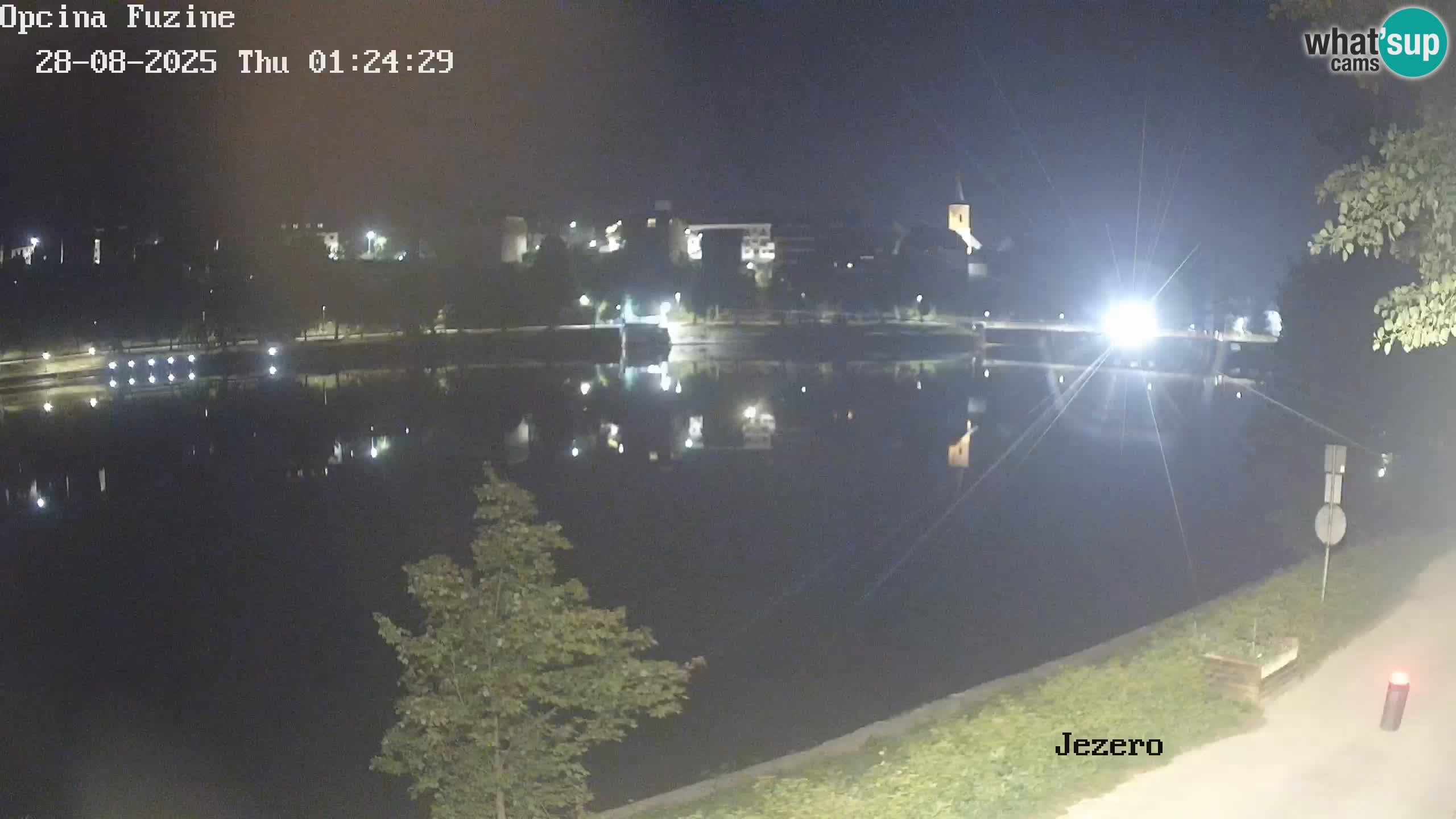 Bajersko Jezero web kamera Fužine