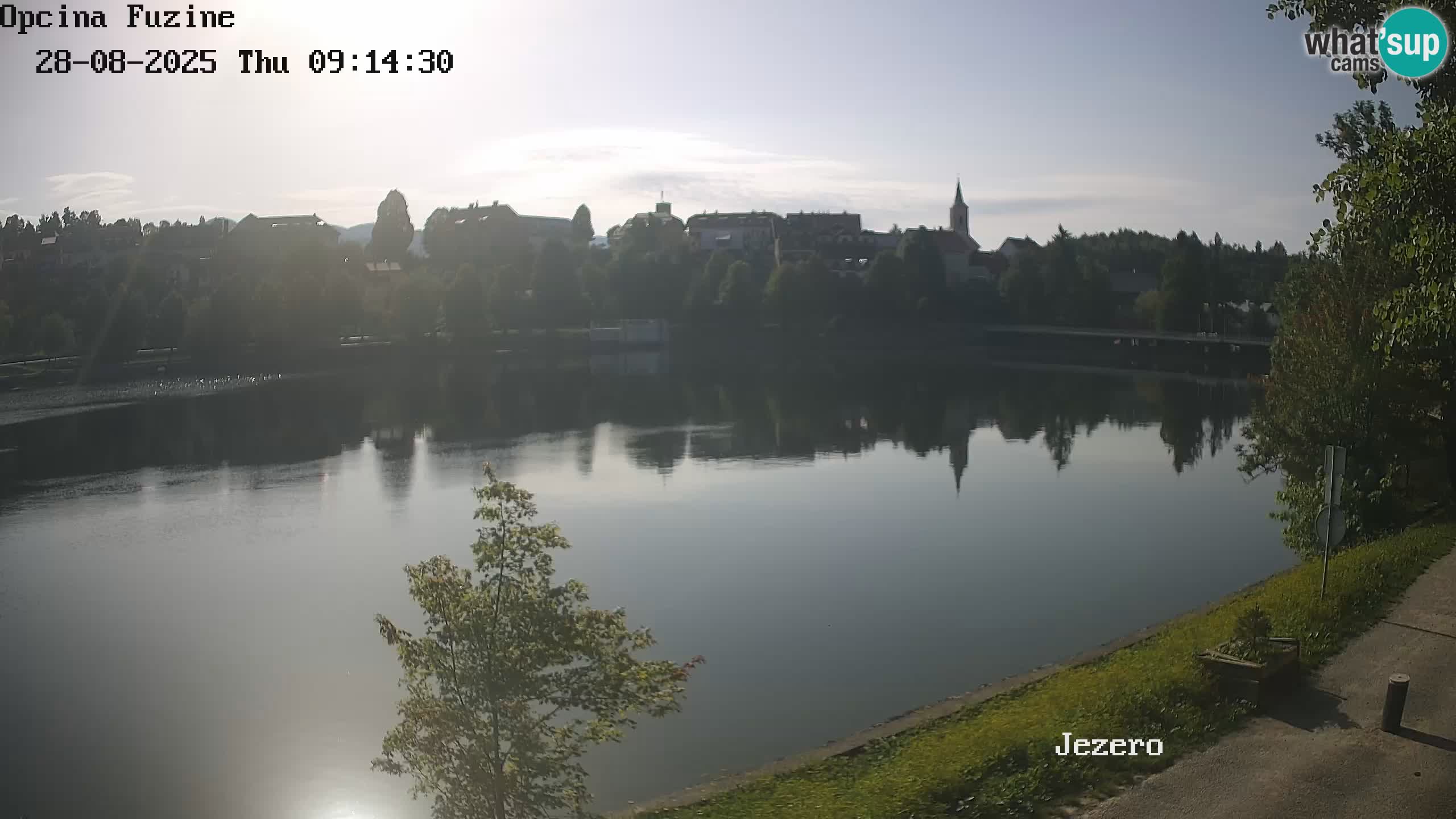 Bajersko Jezero web kamera Fužine