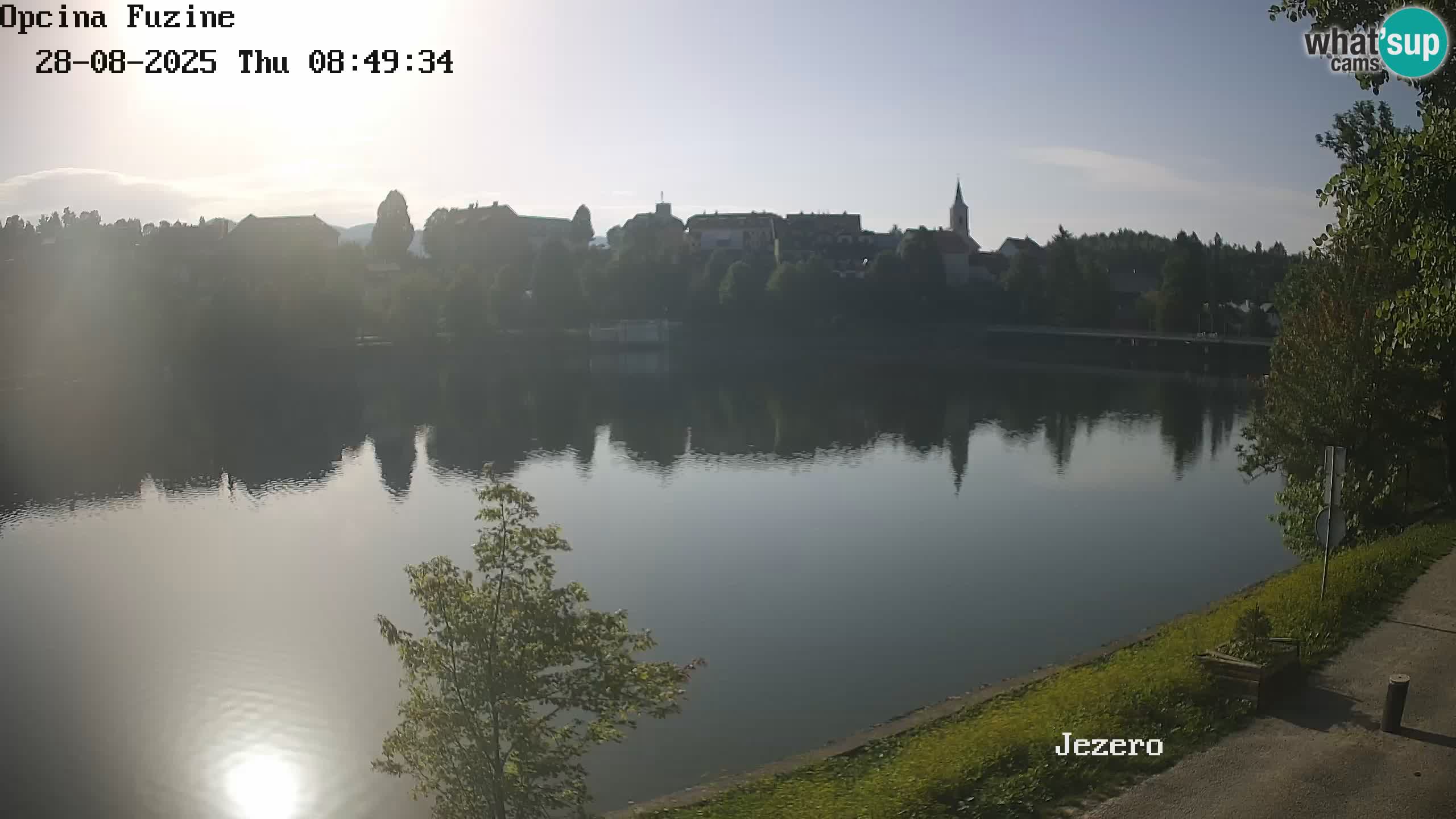 Kamera v živo Bajersko Jezero Fužine