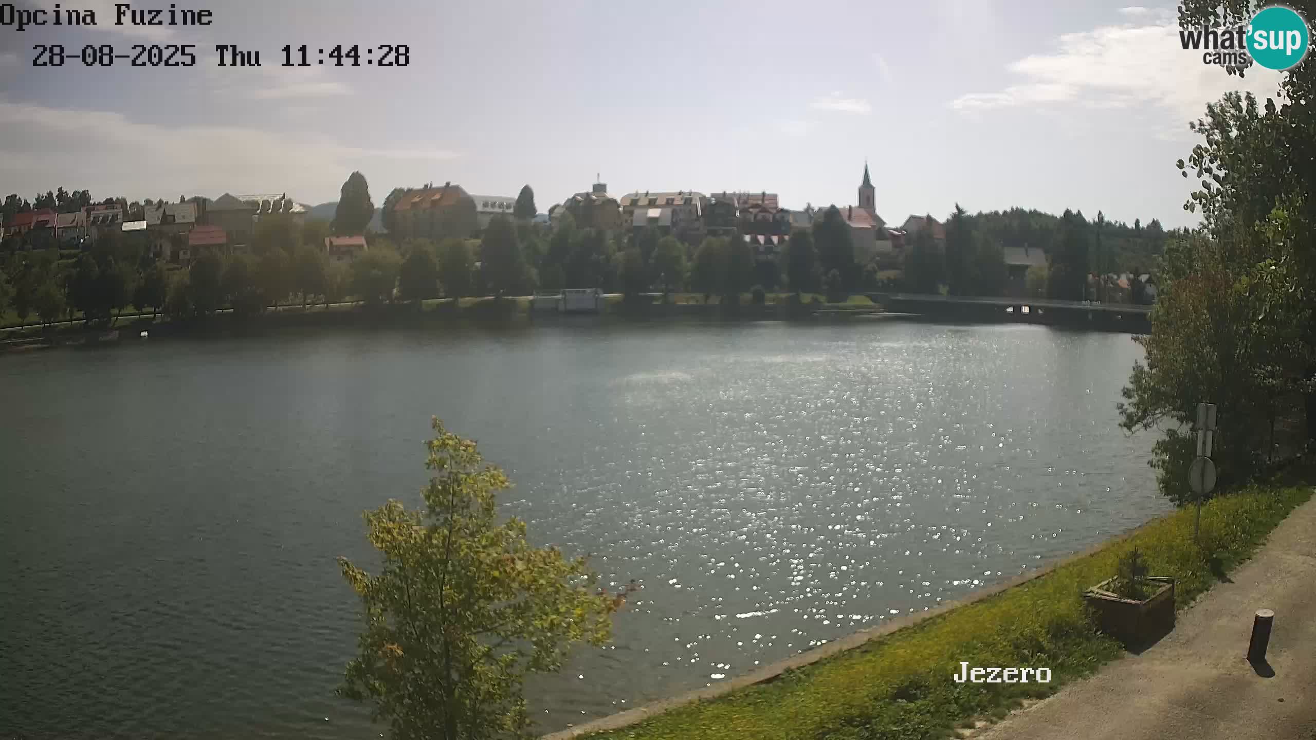 Bajersko Jezero web kamera Fužine