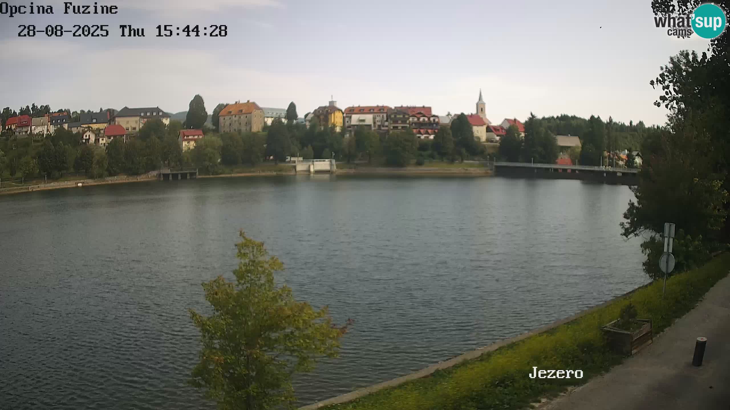Bajersko Jezero web kamera Fužine