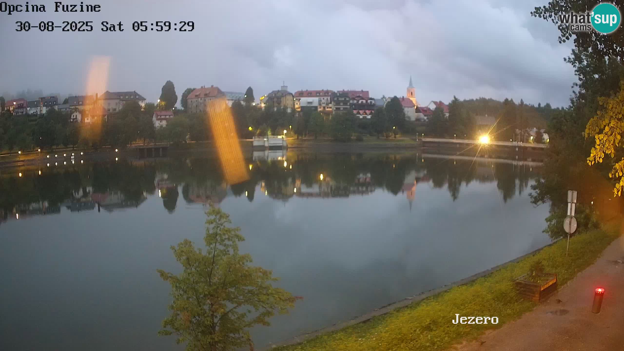 Kamera v živo Bajersko Jezero Fužine