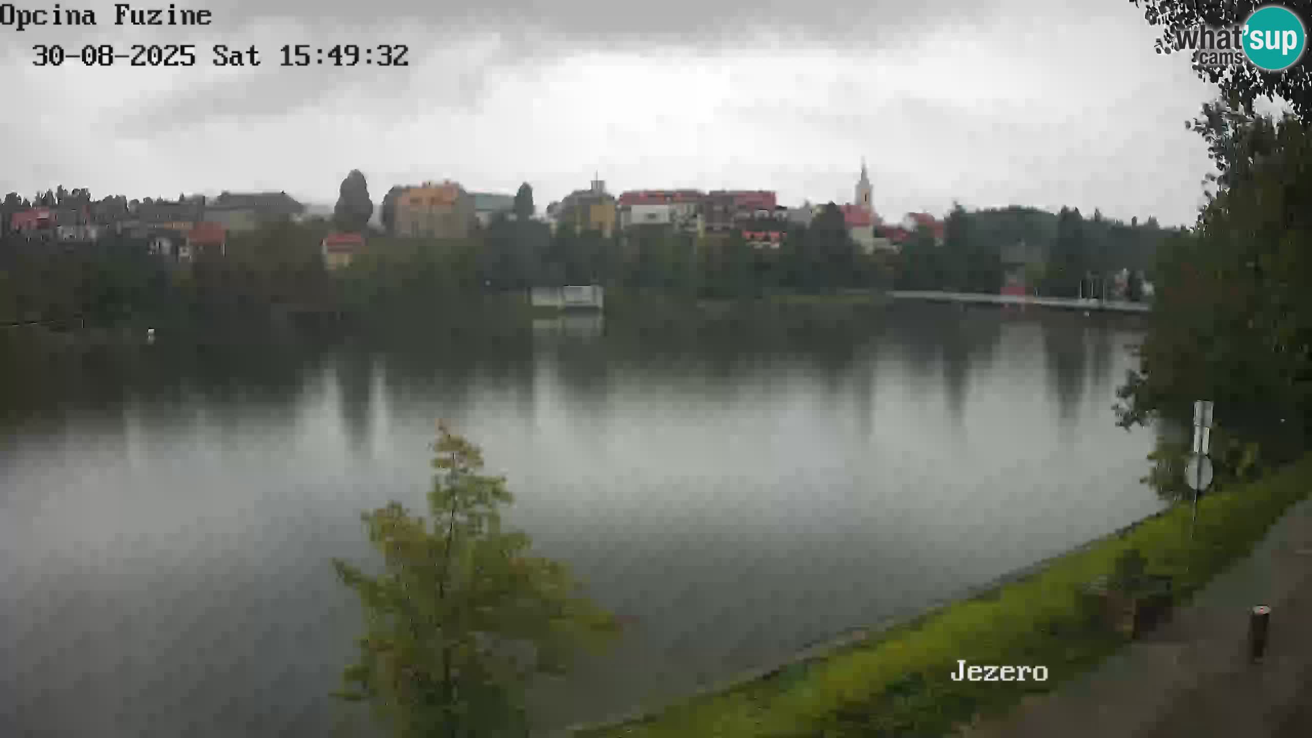 Bajersko Jezero web kamera Fužine
