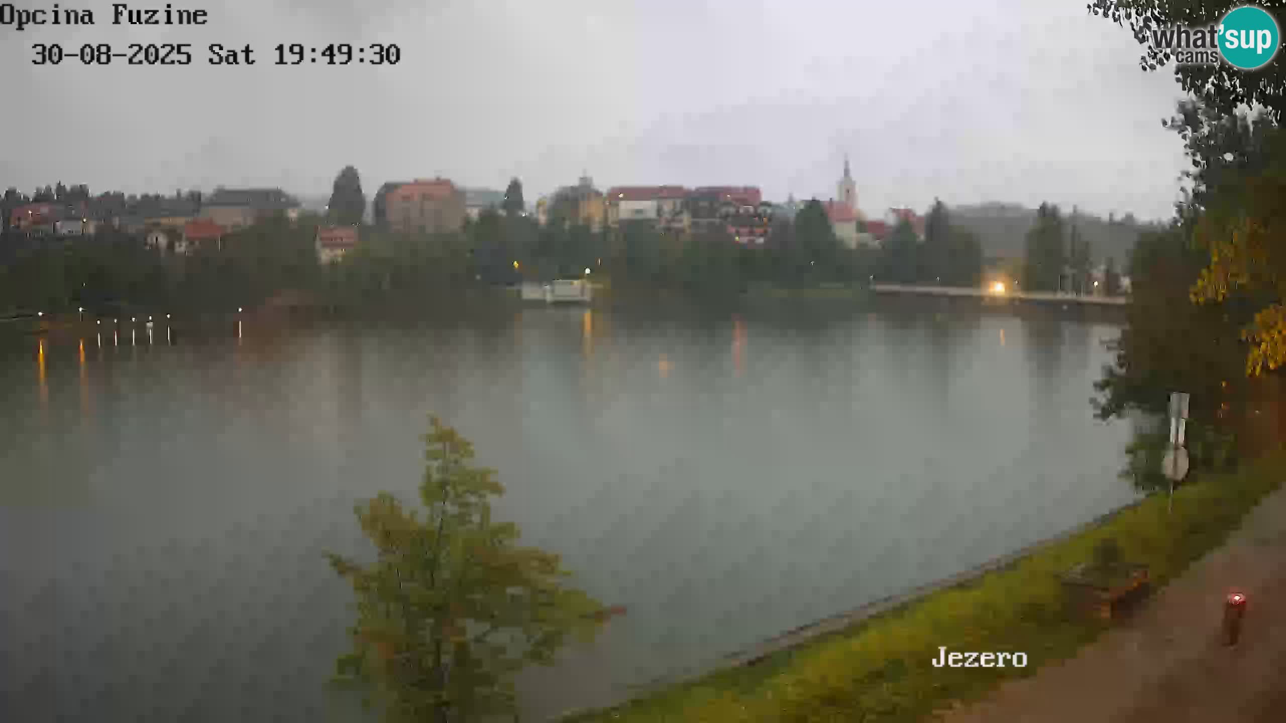 Bajersko Jezero web kamera Fužine