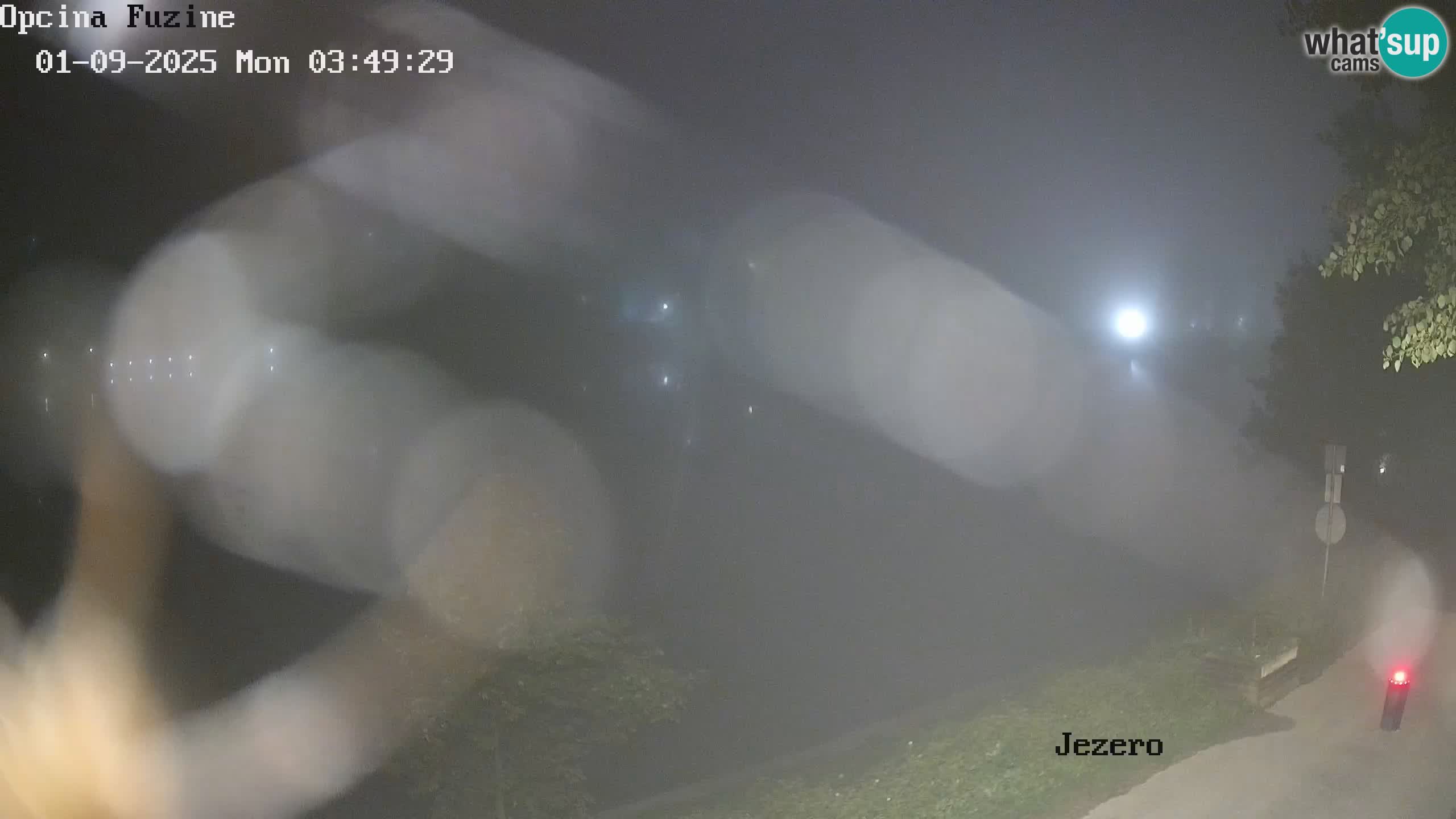 Bajersko Jezero web kamera Fužine