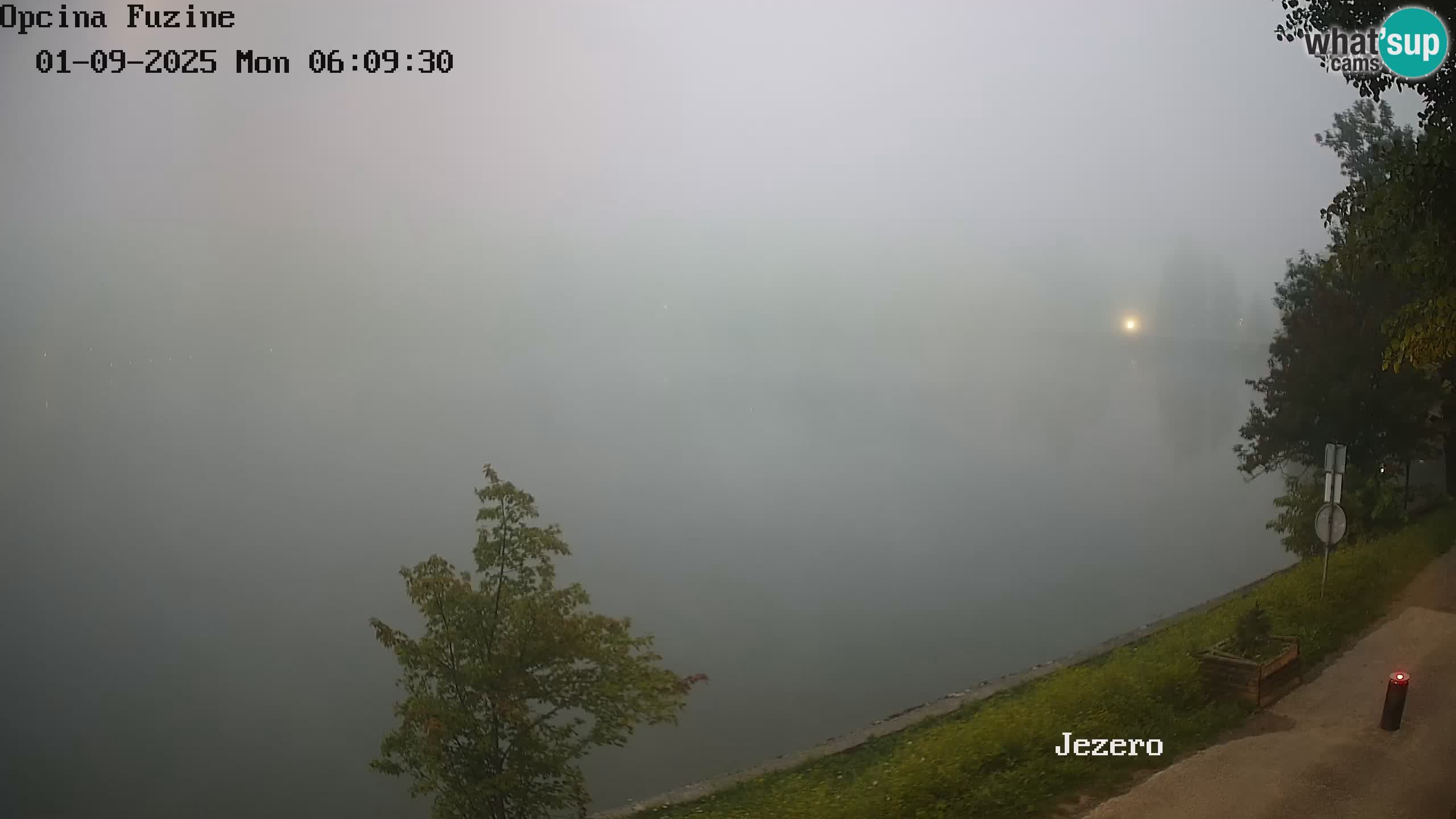 Bajersko Jezero web kamera Fužine