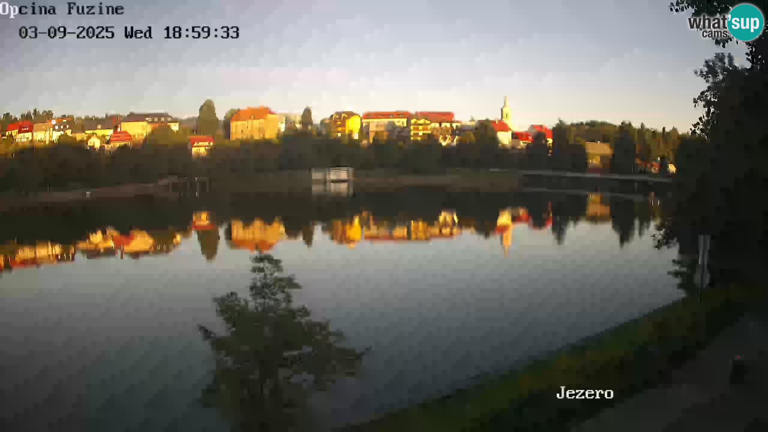 Kamera v živo Bajersko Jezero Fužine