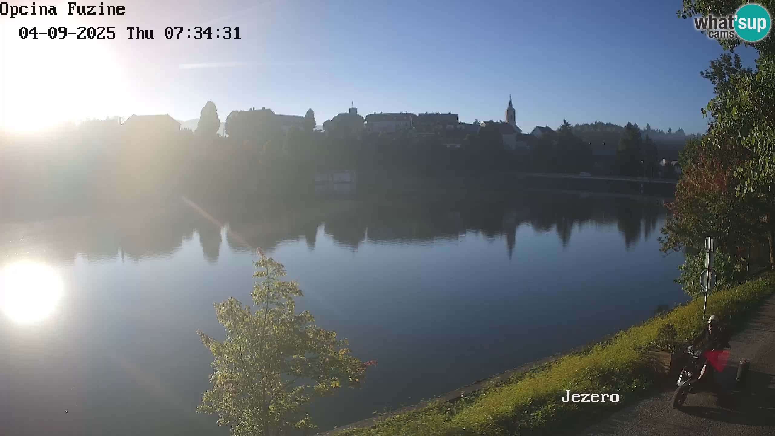 Kamera v živo Bajersko Jezero Fužine