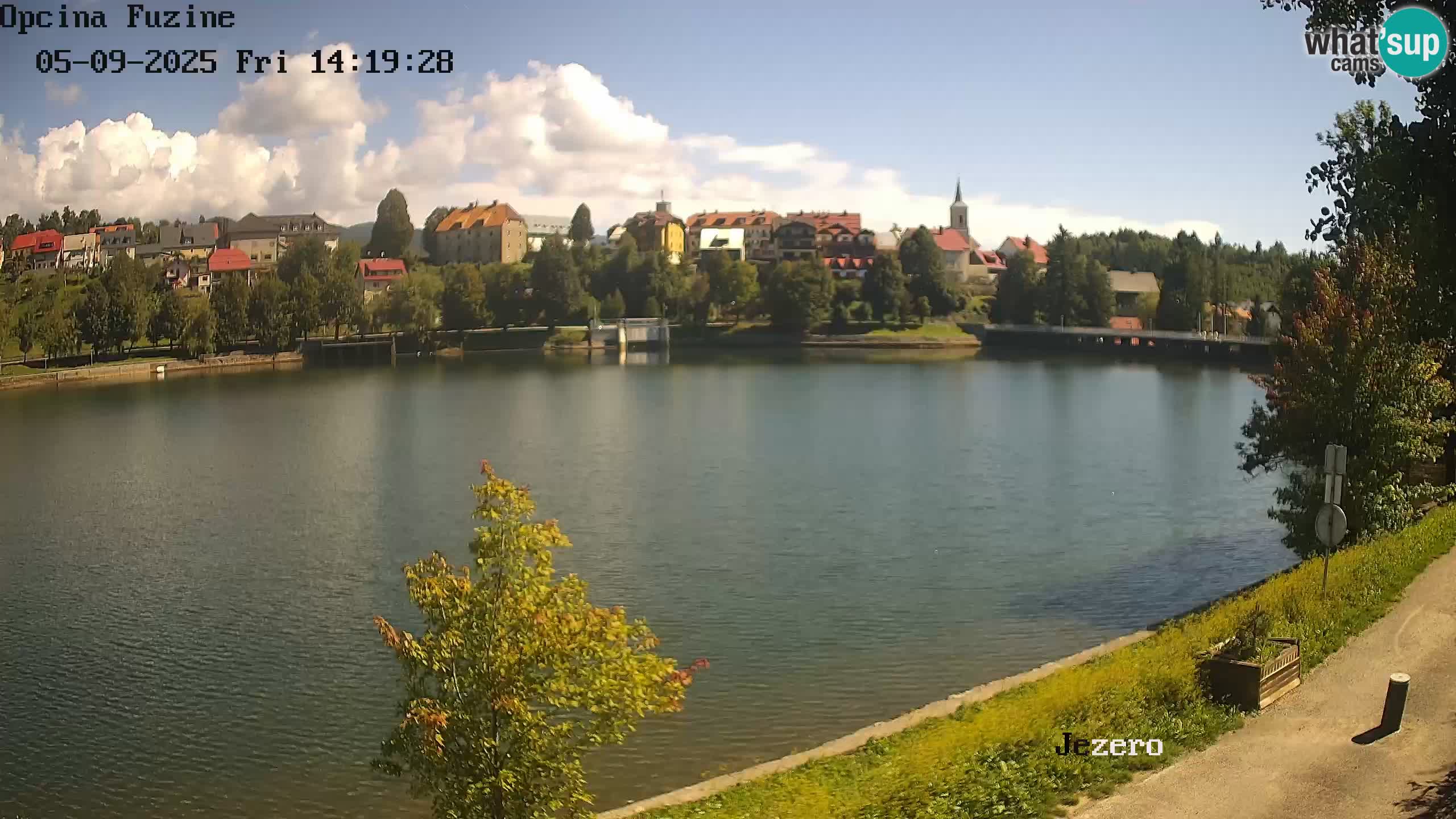 Kamera v živo Bajersko Jezero Fužine