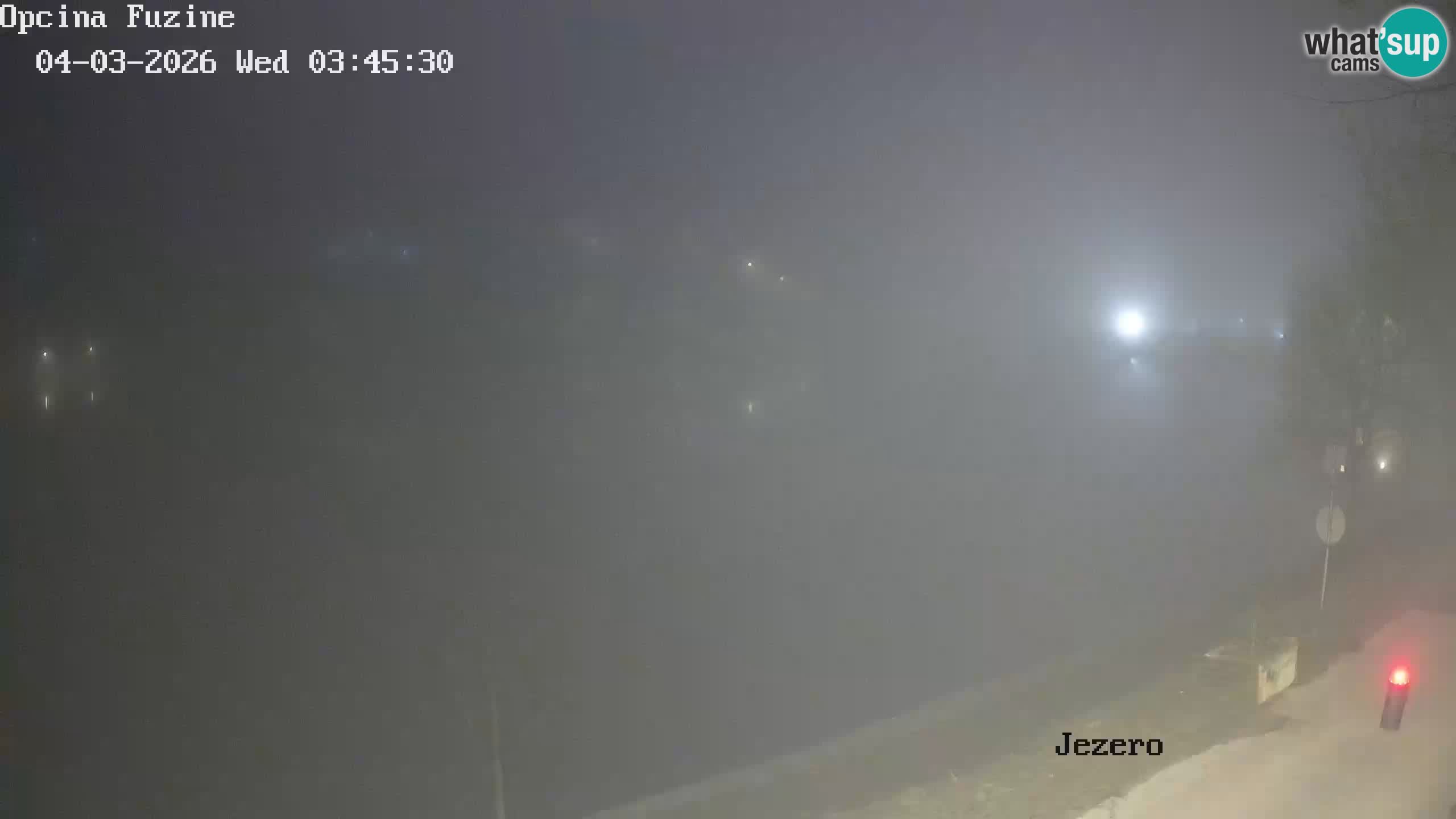 Bajersko Jezero web kamera Fužine