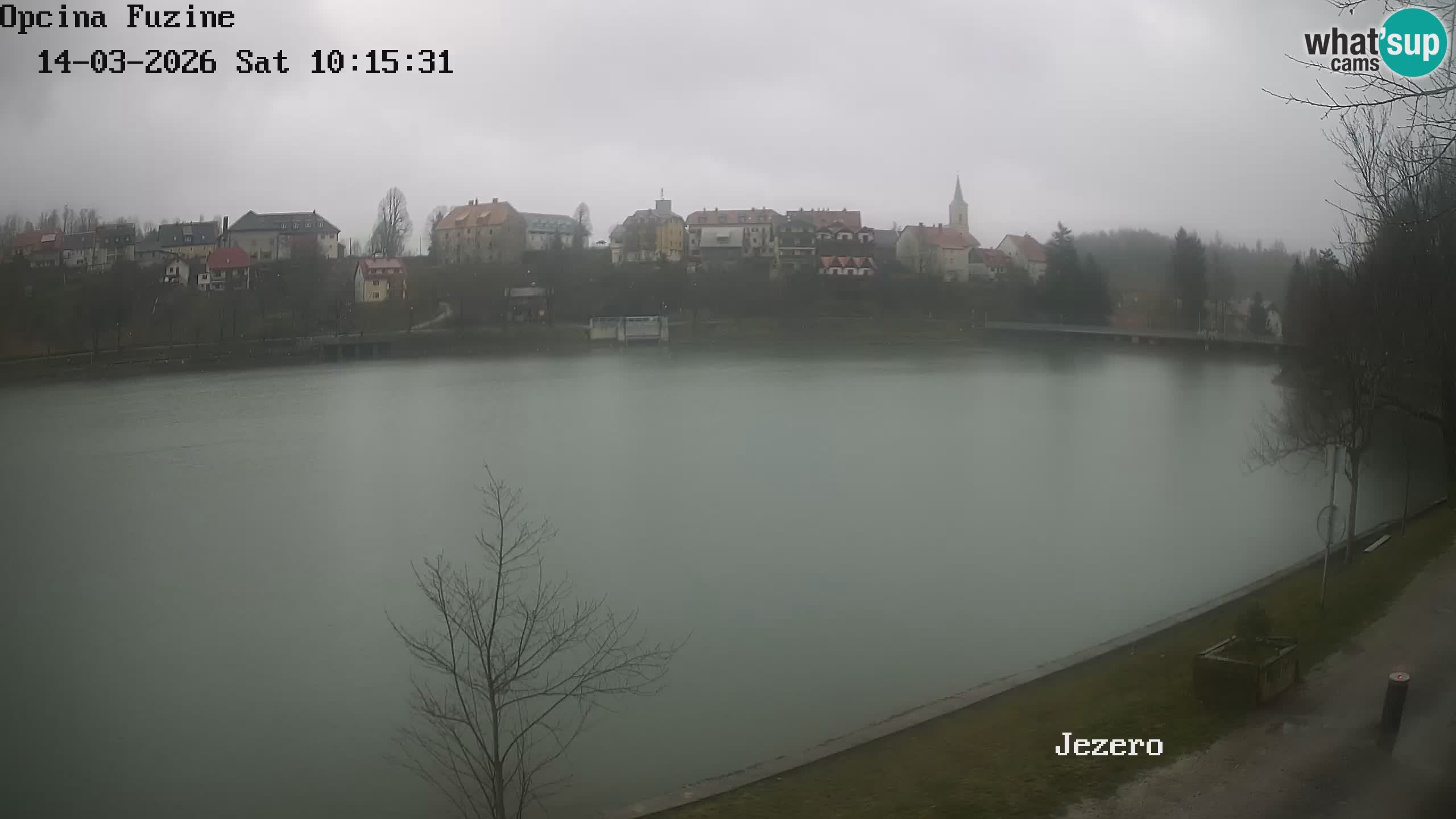 Bajersko Jezero web kamera Fužine