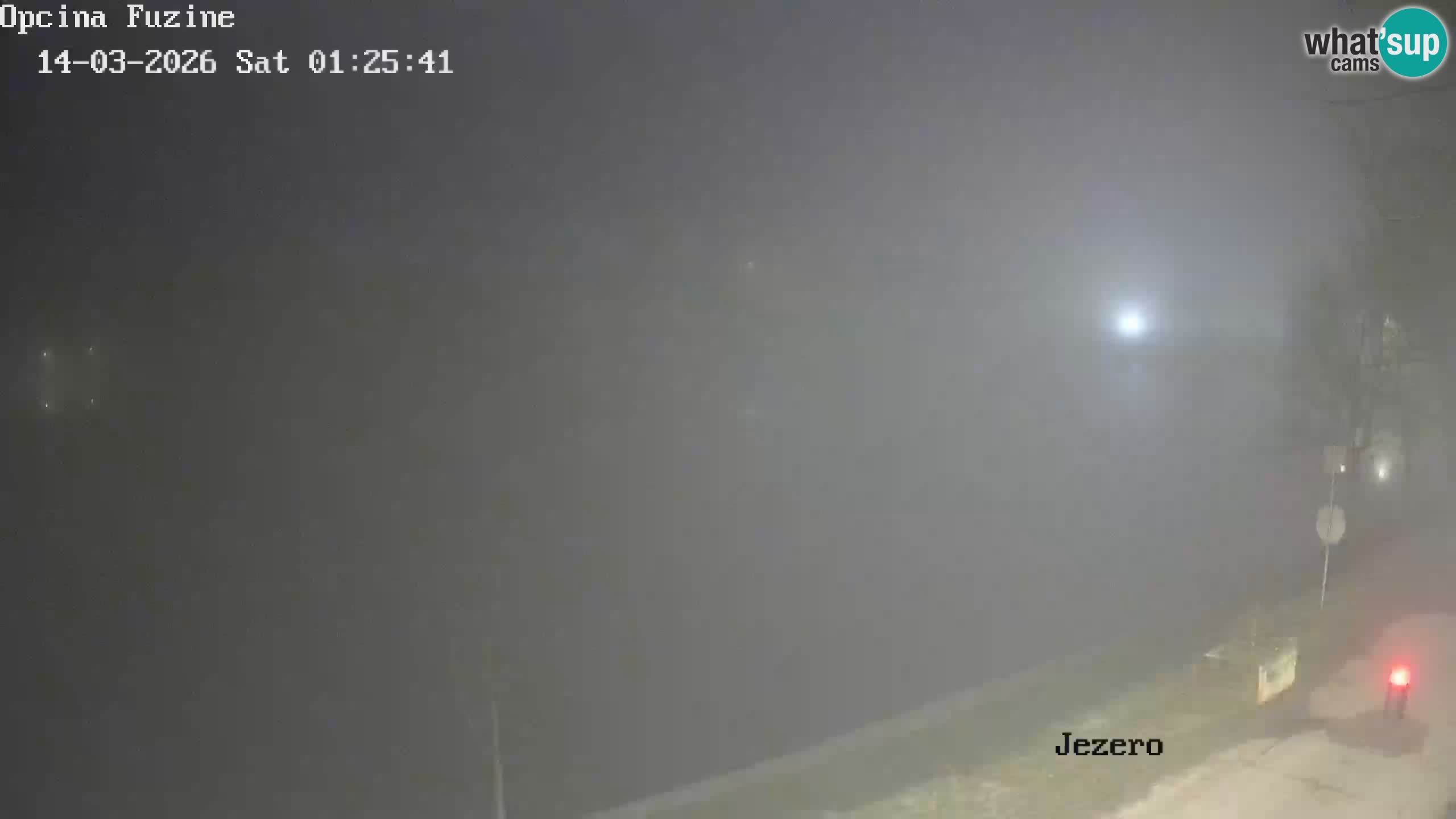 Bajersko Jezero web kamera Fužine