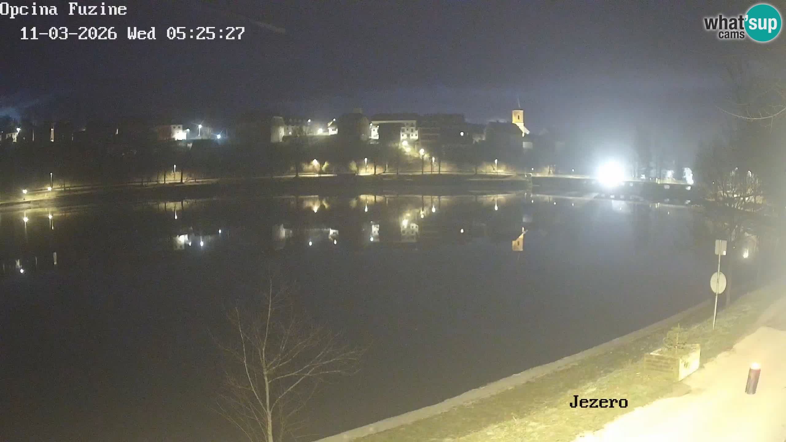 Bajersko Jezero web kamera Fužine