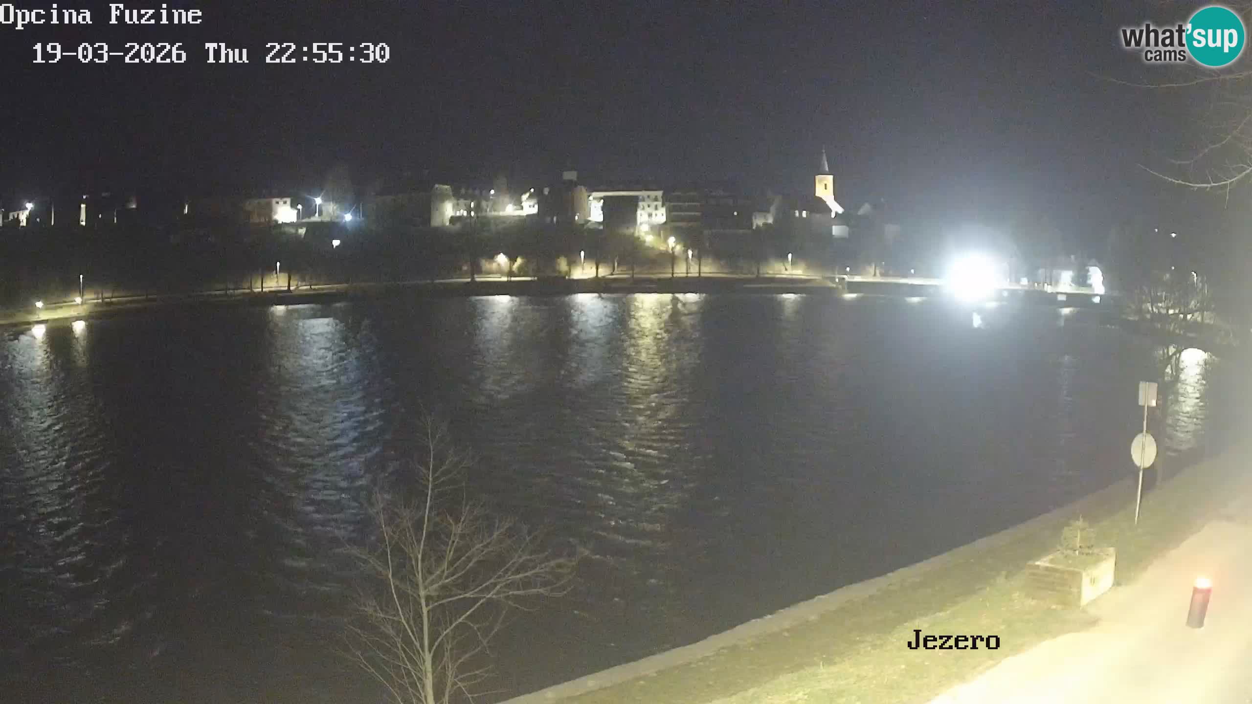 Bajersko Jezero web kamera Fužine