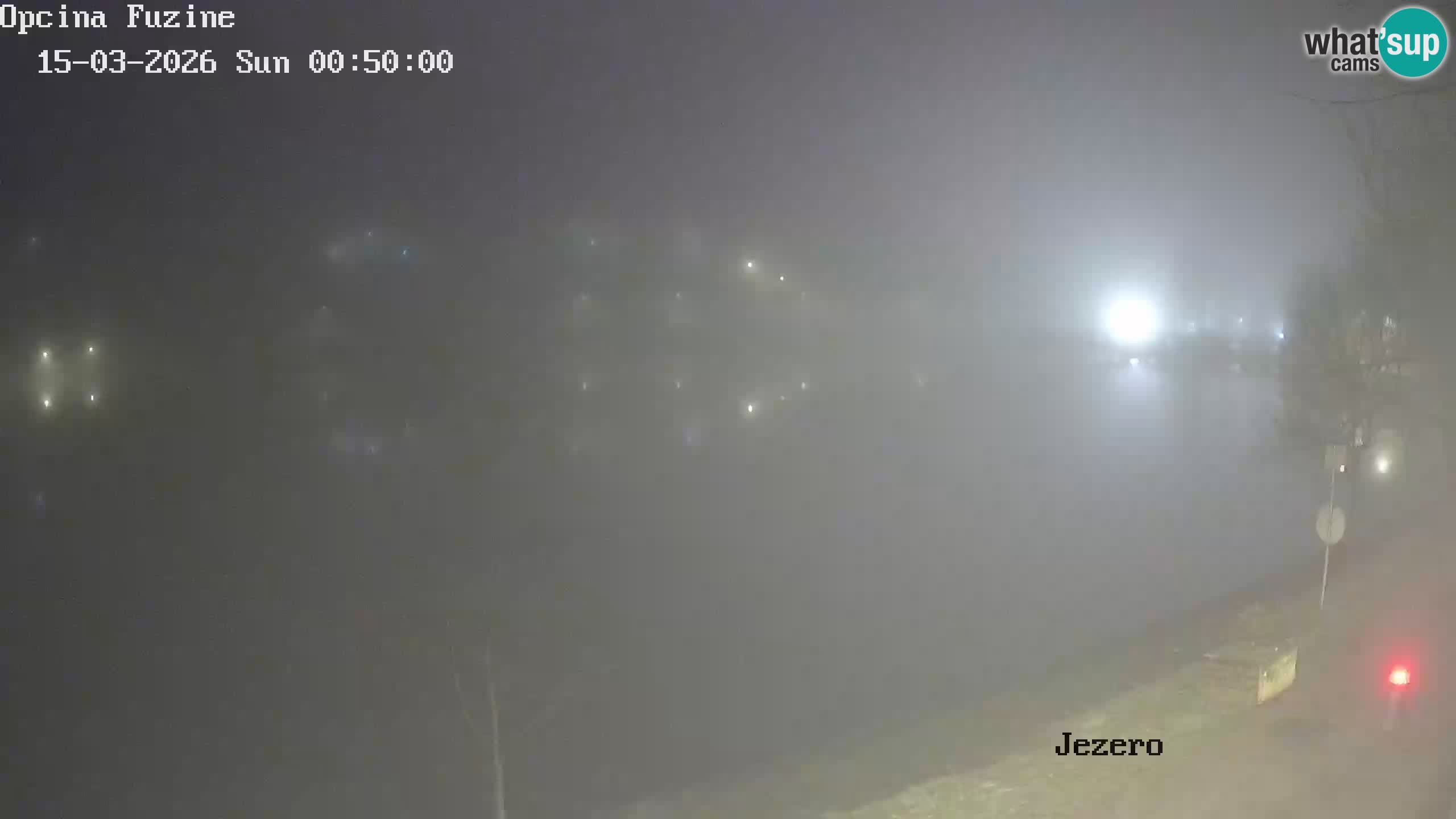 Bajersko Jezero web kamera Fužine