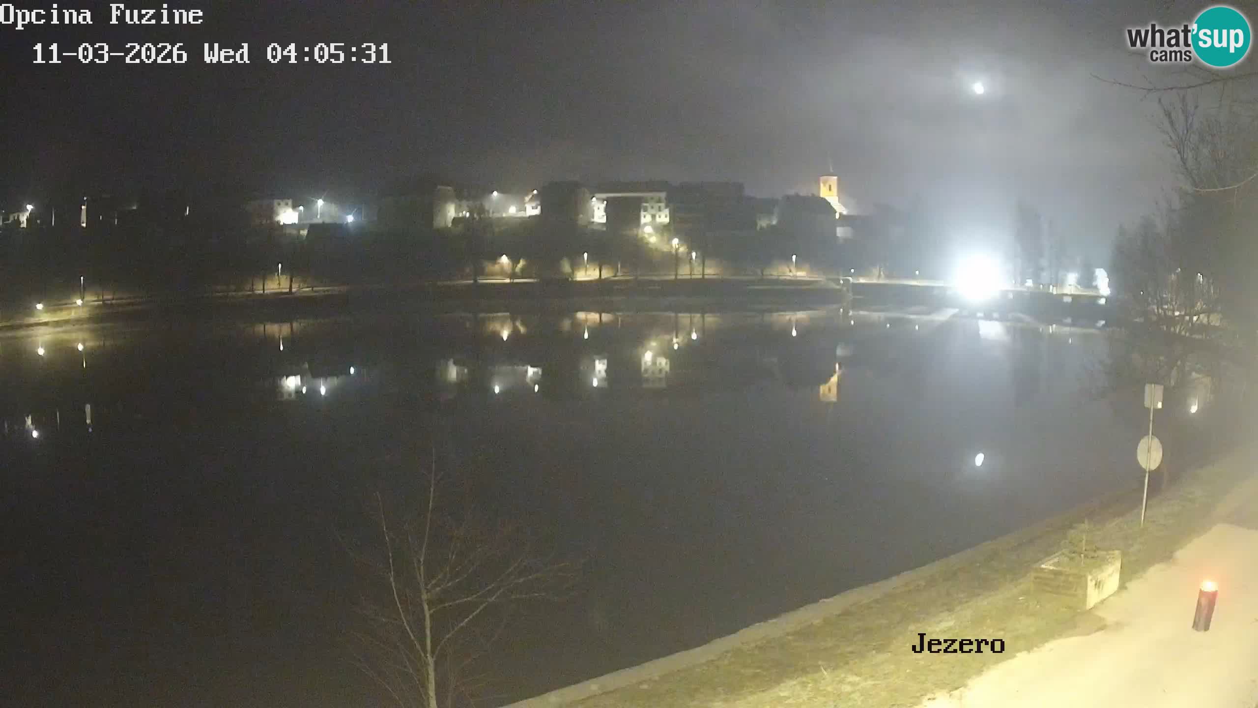 Bajersko Jezero web kamera Fužine