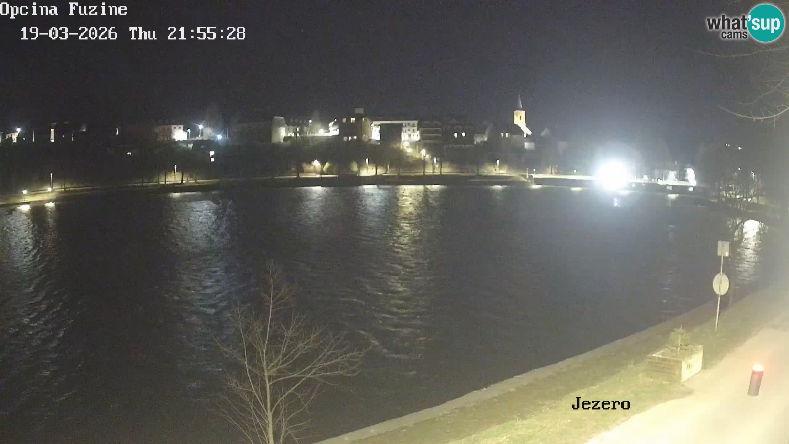 Bajersko Jezero web kamera Fužine